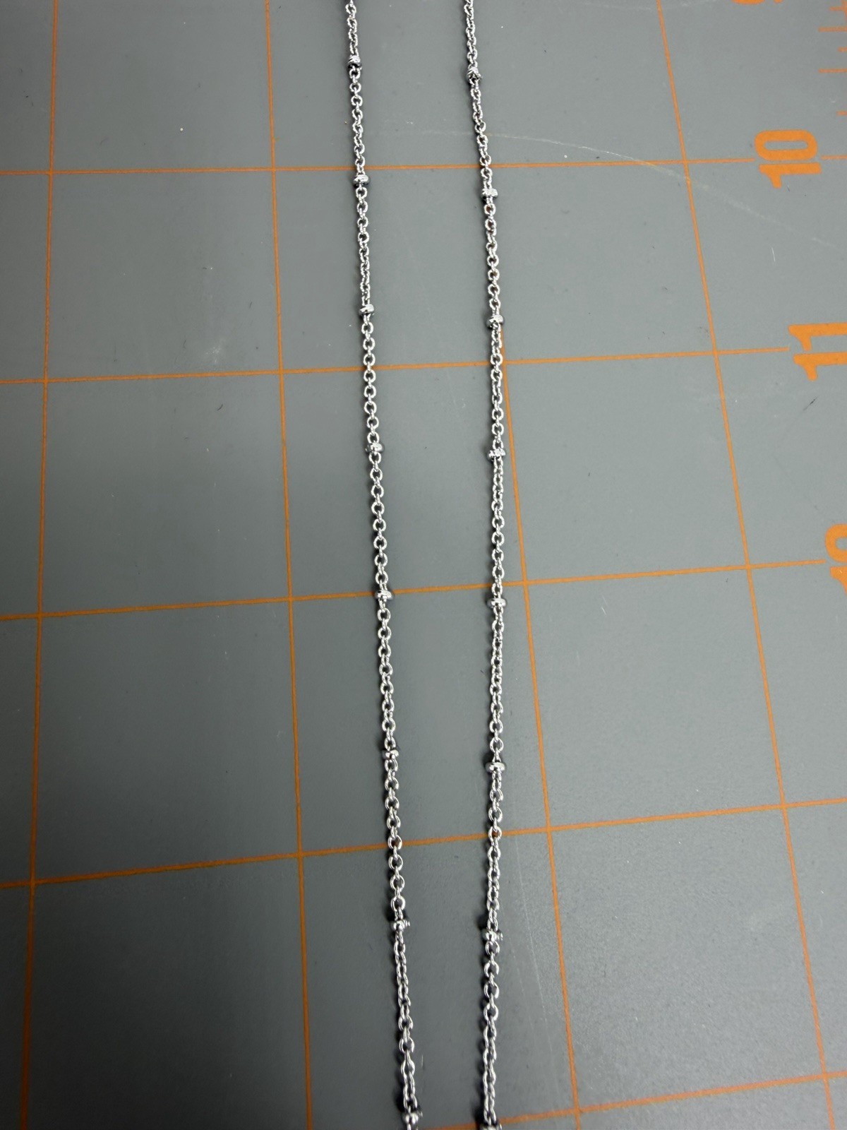 Invisawear Smart Jewelry Personal Safety Device Beaded Silver Chain Necklace New