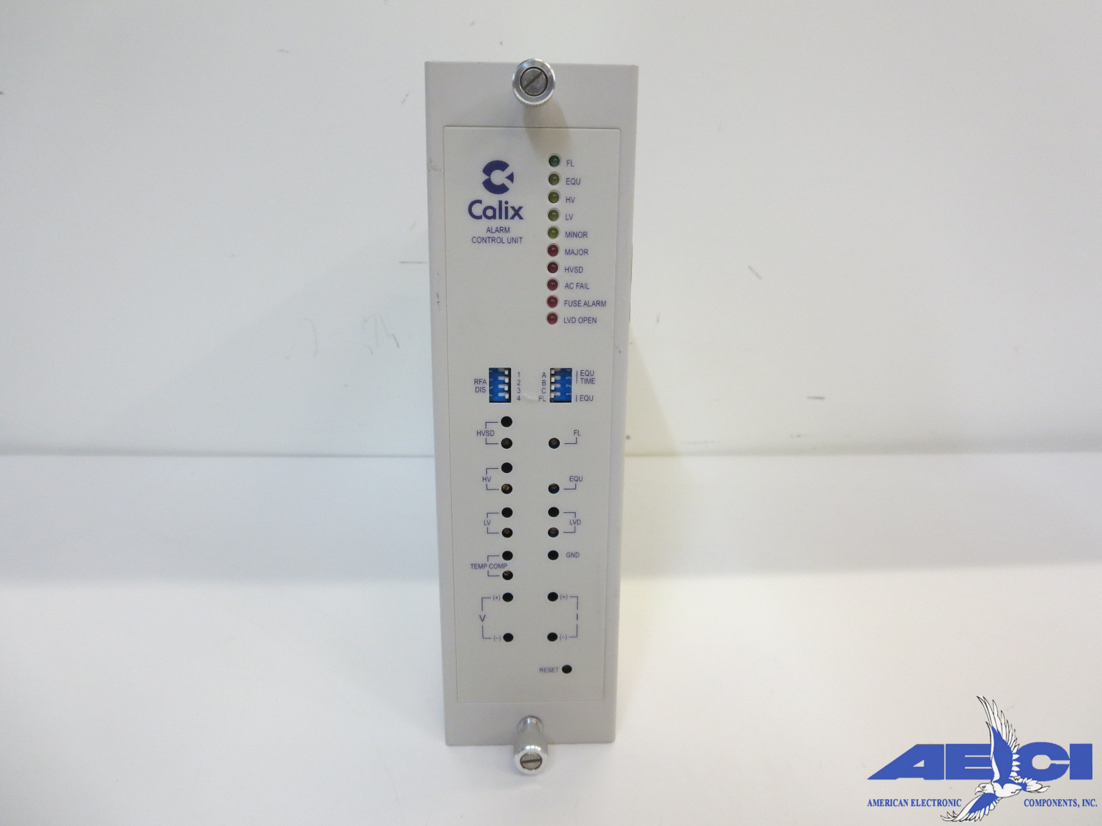 CALIX 100-00111 MODEL CU-07 E ALARM CONTROL UNIT