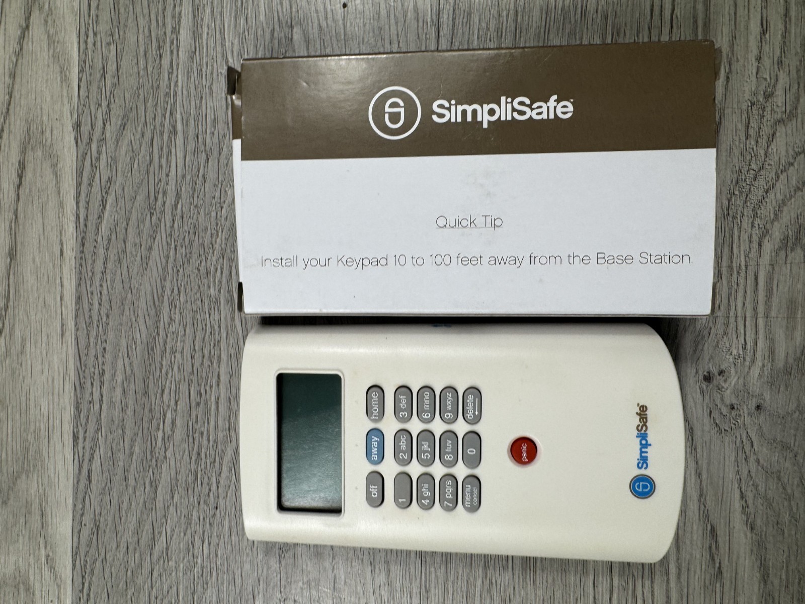 Simplisafe Wireless Home Security System Keypad 1st Generation Original KP1000