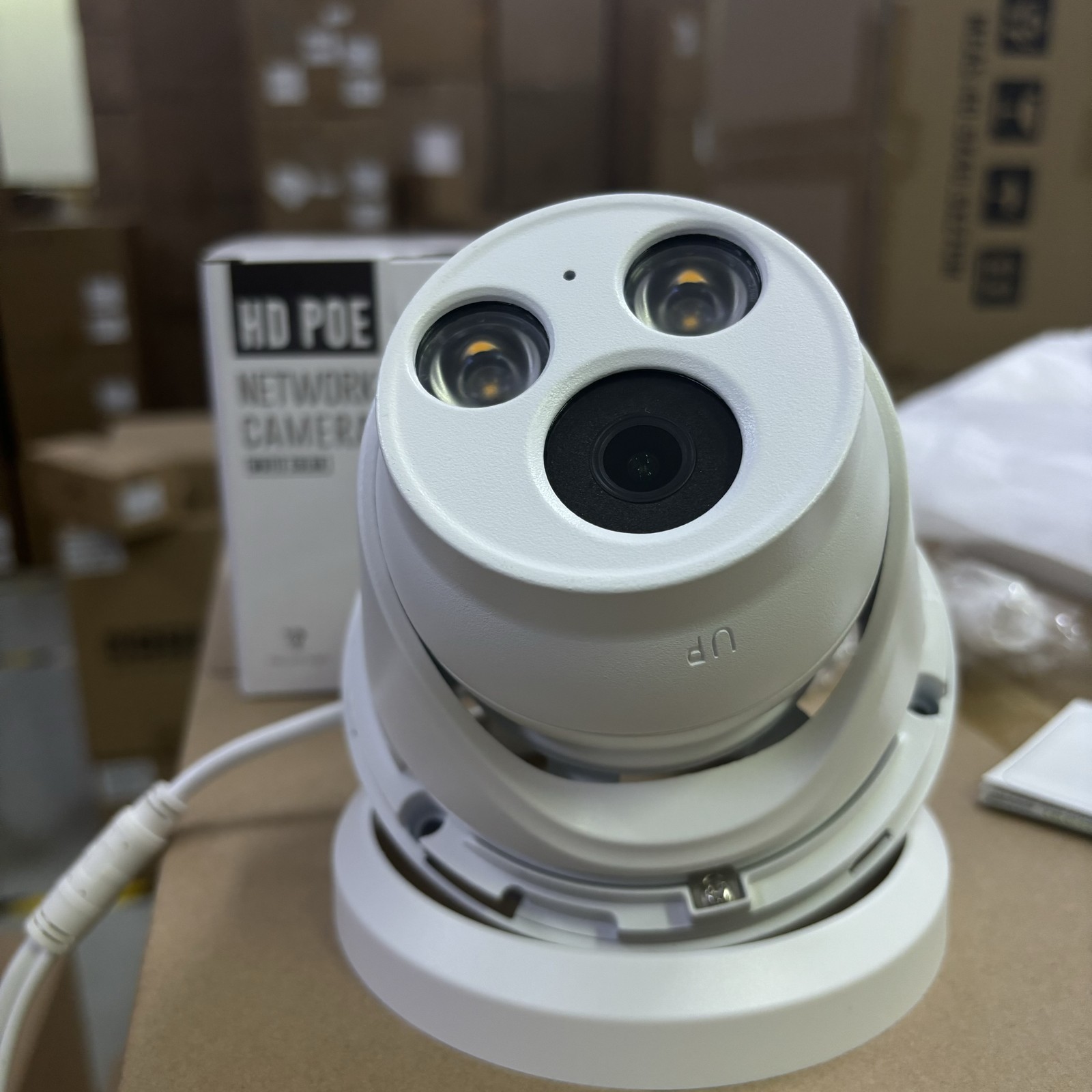 Vikylin 16ch CCTV System 5MP IP Camera Audio Full Color Turret 4k 16POE NVR Lot
