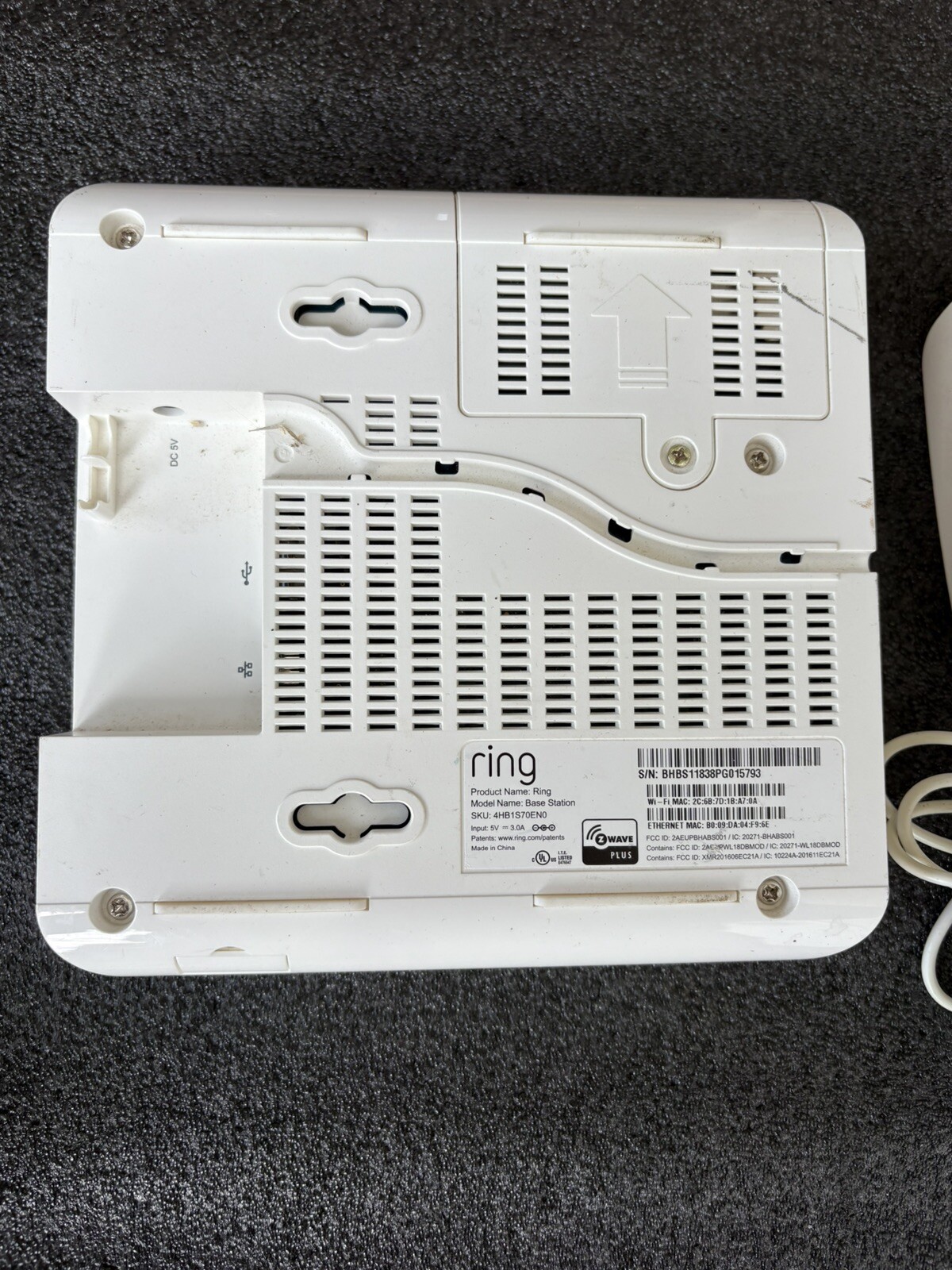 Ring Z WAVE PLUS Alarm Base Station US 4HB1S70EN0 & 2AB2Q Keypad