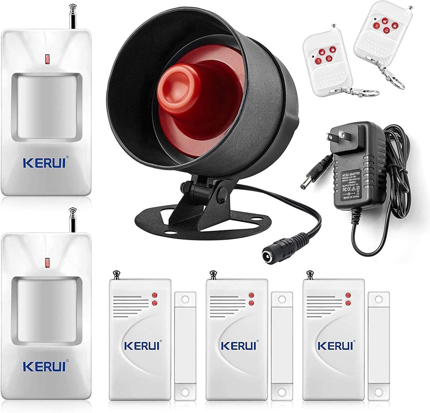 KERUI Home Wireless Burglar System Local Siren Speaker 120dB Safety Alarm Lot