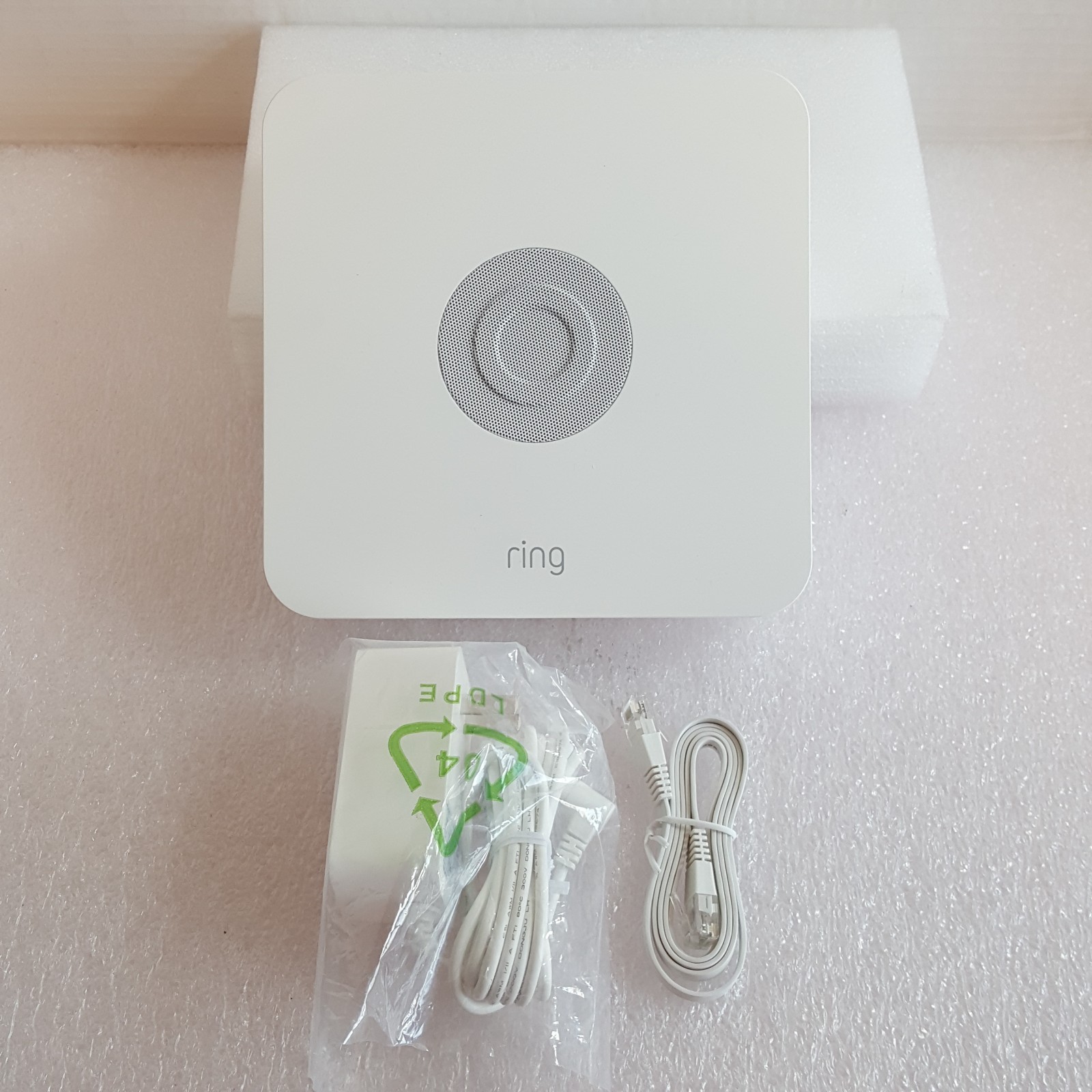 Ring Alarm Base Station US Z Wave+ 4HB1U9-0EN0 Gen 2 W/Power Cable WiFi-Indoor