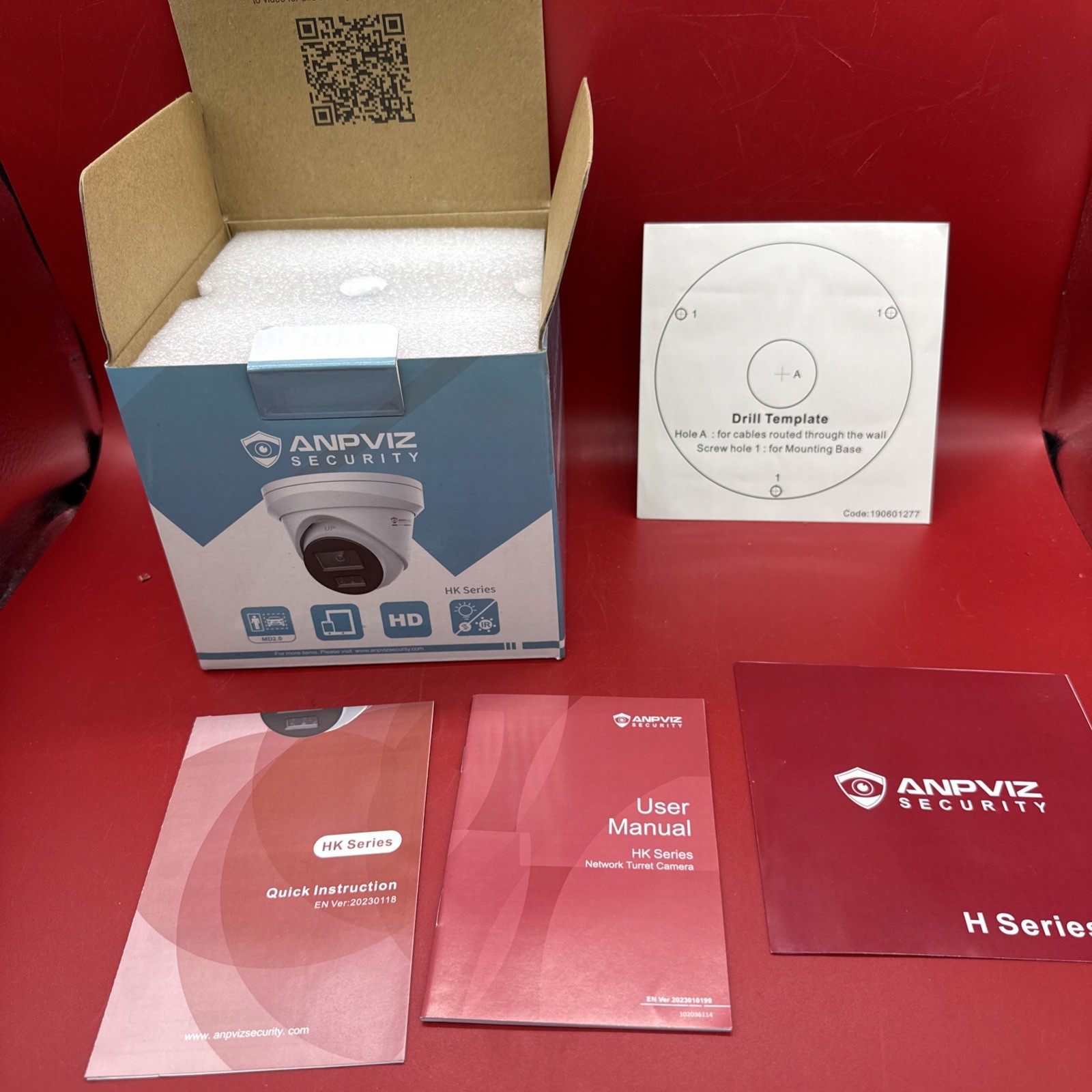 Anpviz IPC-D3053WD-S 5MP Dome POE IP Security Outdoor Camera IP67 HK Series