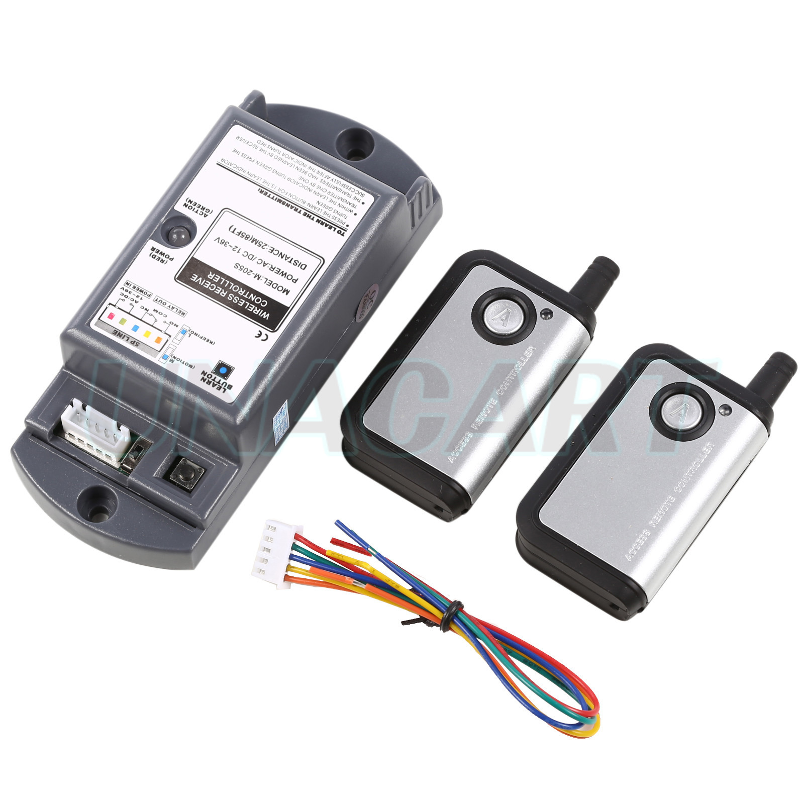 Auto Door Single Channel Remote Controller Exchanger 1 Receiver & 2 Transmitter