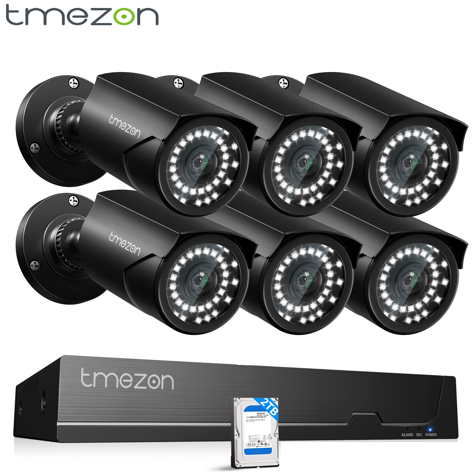 8CH PoE Kit Home IP Camera System CCTV H.265+AI Detect Waterproof Night VIsion