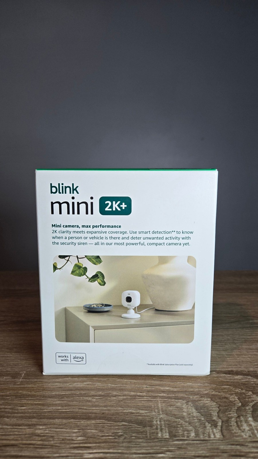 Blink Mini 2K+ Plug-In Security Camera 2-Pack White – New