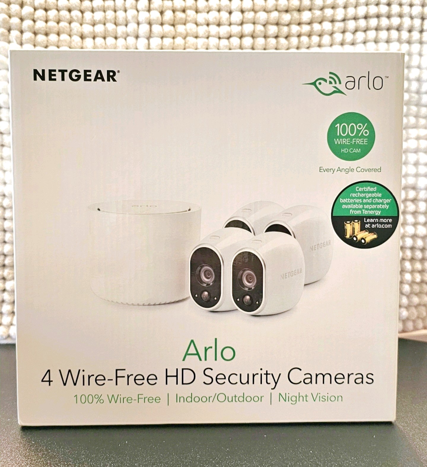 Netgear Arlo 4 Wire-Free HD Security Cameras w/ Night Vision