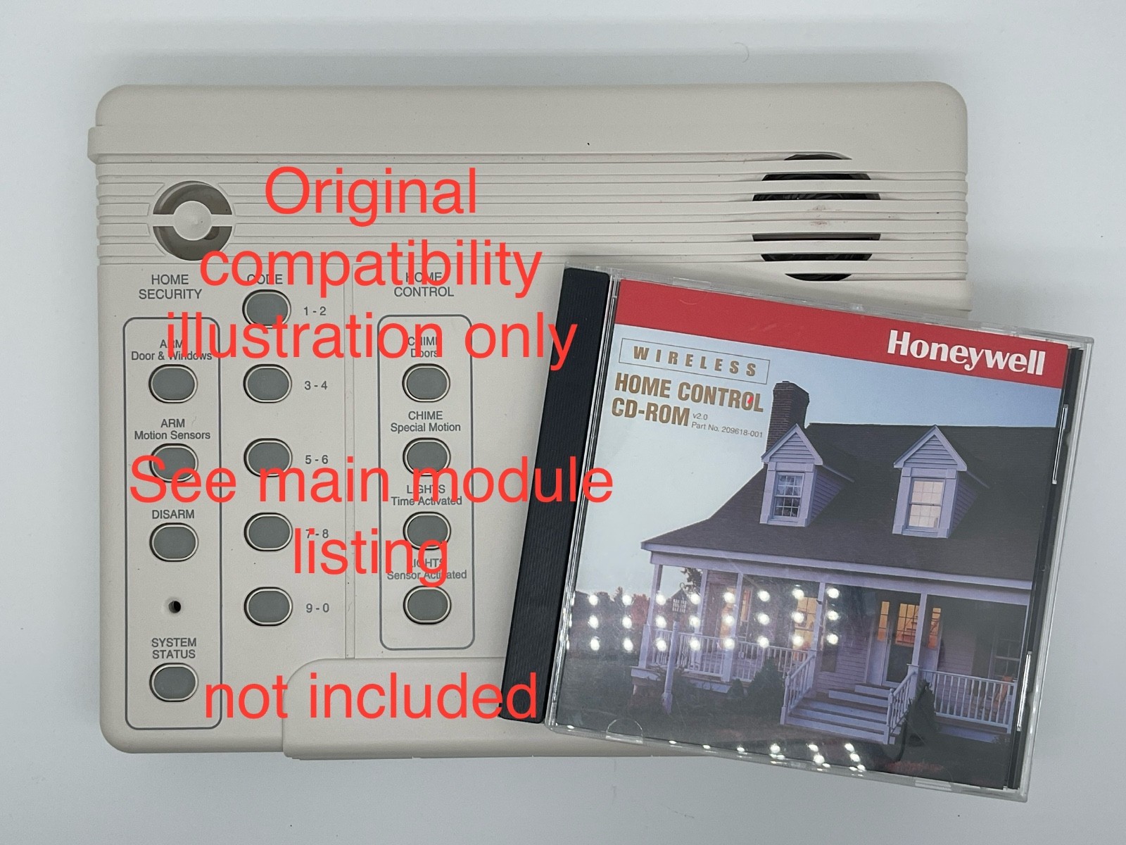 Honeywell X10 Wireless Home Security System Keychain Remote