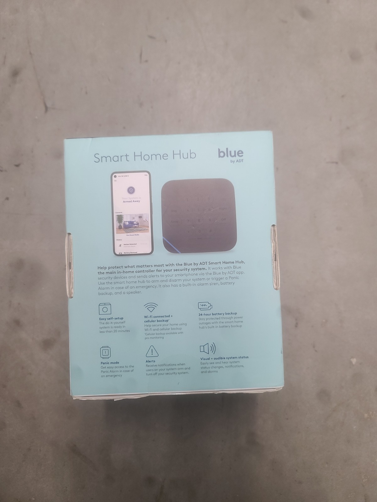 Blue by ADT Smart Home Hub Model S40LR1-01 – Graphite SEALED
