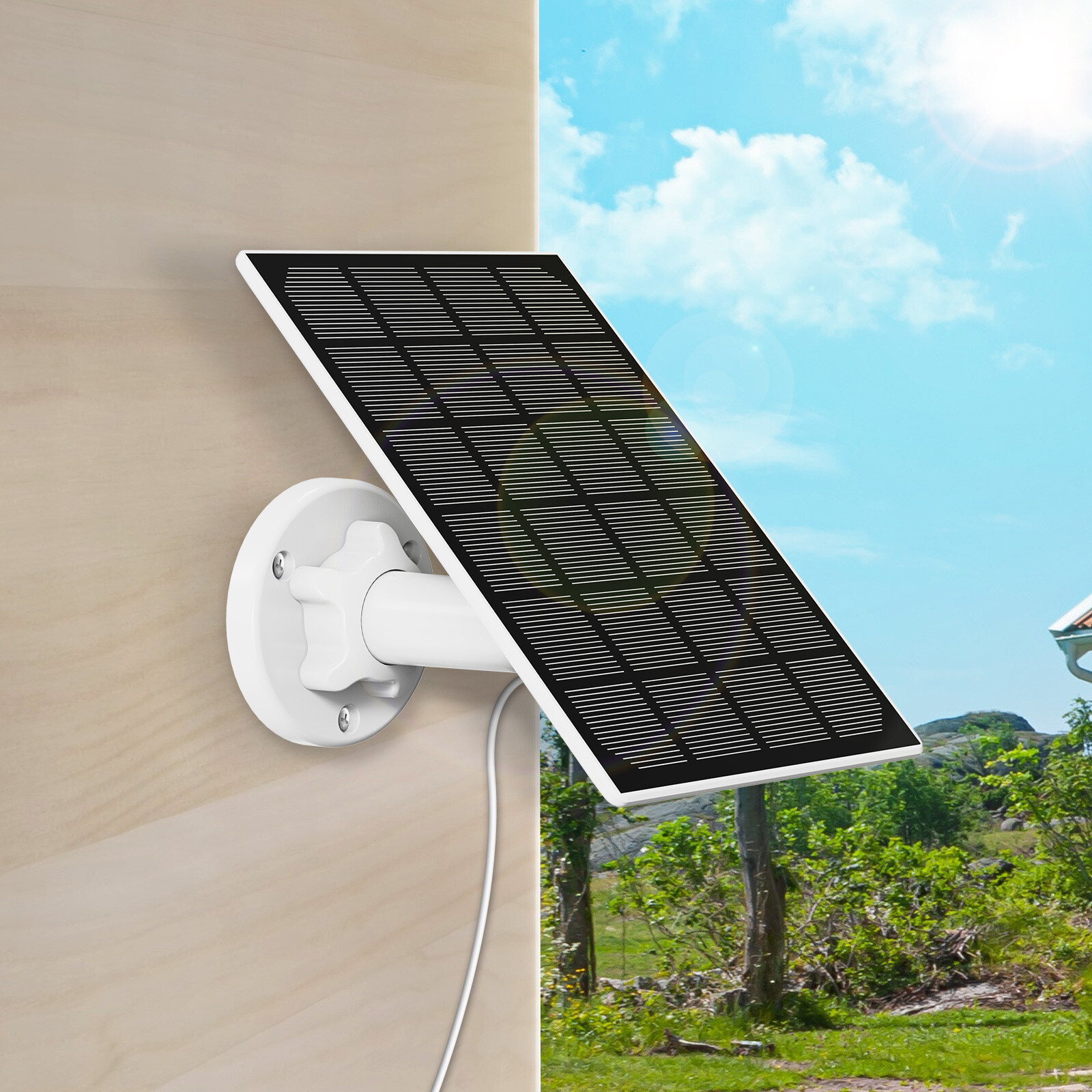 ANRAN Solar Panel For Wiireless Solar & Battery Powered Rechargeable IP Cameras