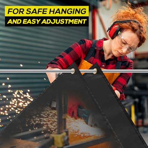 2Pack Welding Blanket, 4x6ft Silicone Coated Fiberglass Fire 4x6ft – 2Pack