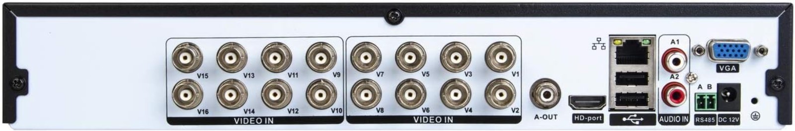 16CH 1080N Hybrid DVR CCTV Security System Video Recorder NVR Analog CCTV