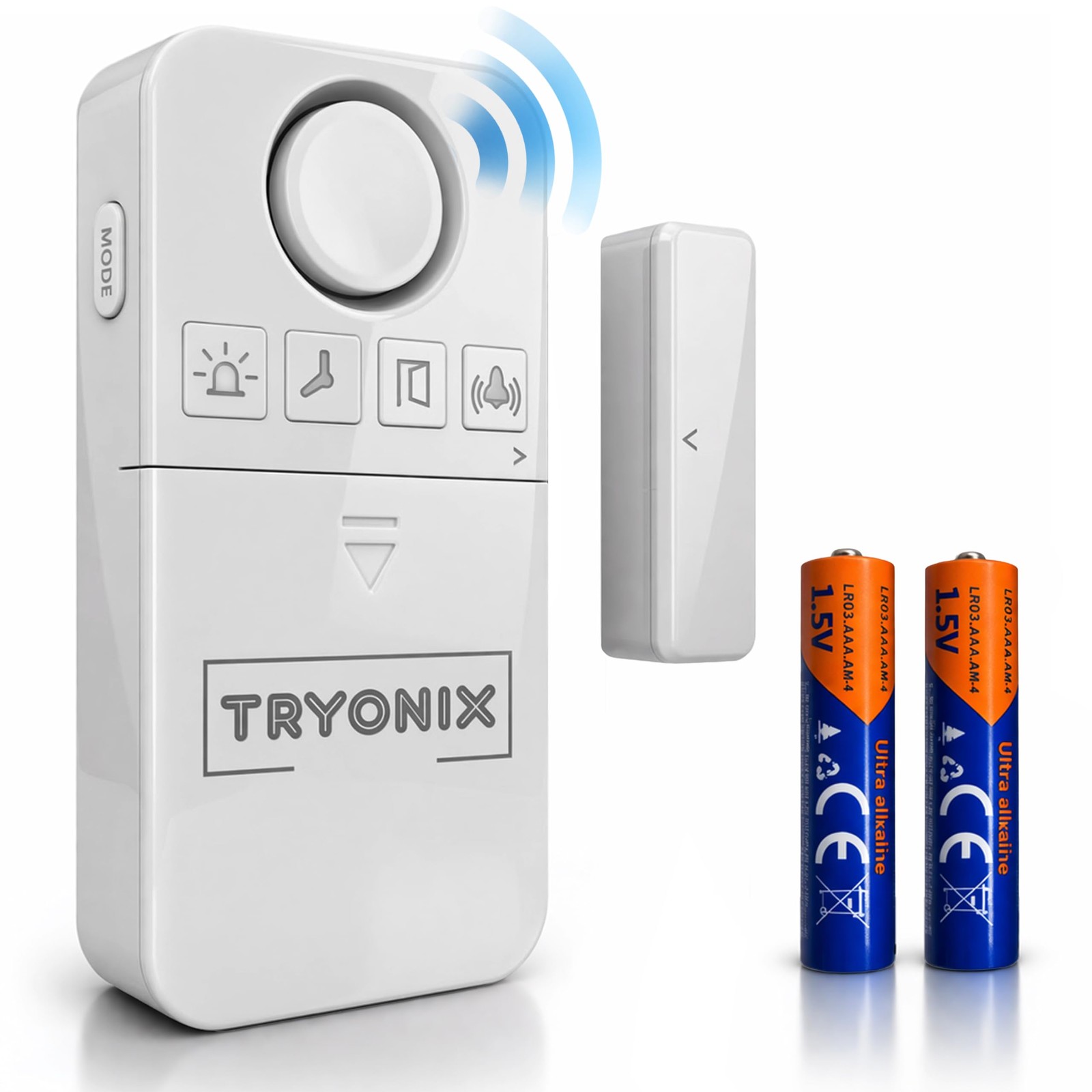 Door Alarms When Opened – 130 dB Loud Door & Window Alarm, 1.2” Wide Gap , In…