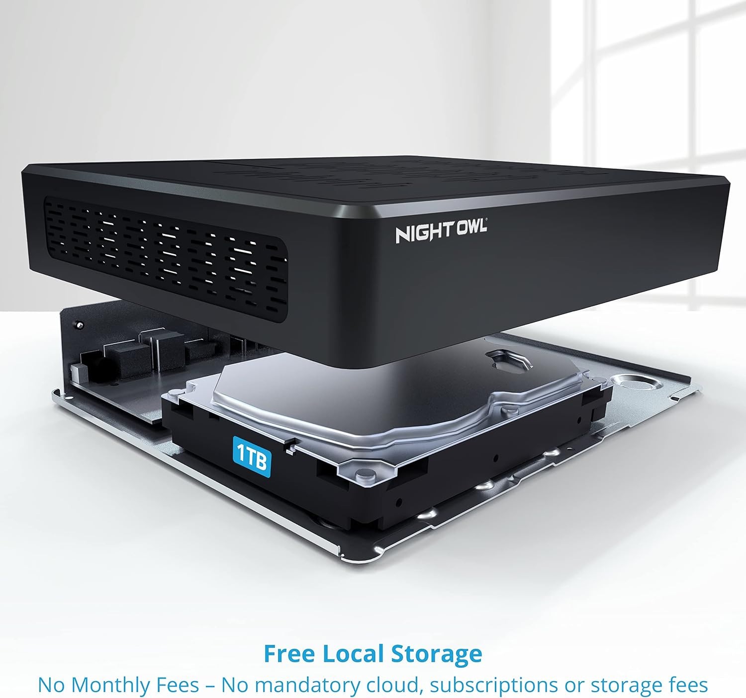 Night Owl 4K Wi-Fi NVR W/1TB Hard Drive & 3 Battery 1080P HD Spotlight Cameras™