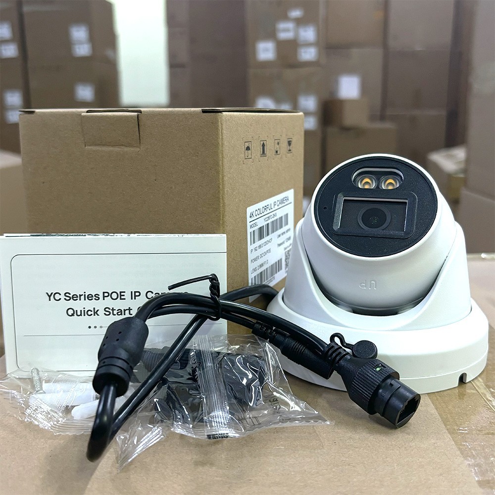 Vikylin 16CH NVR Systems 16POE 24h Color Turret 8MP Monitor Security Camera Lot