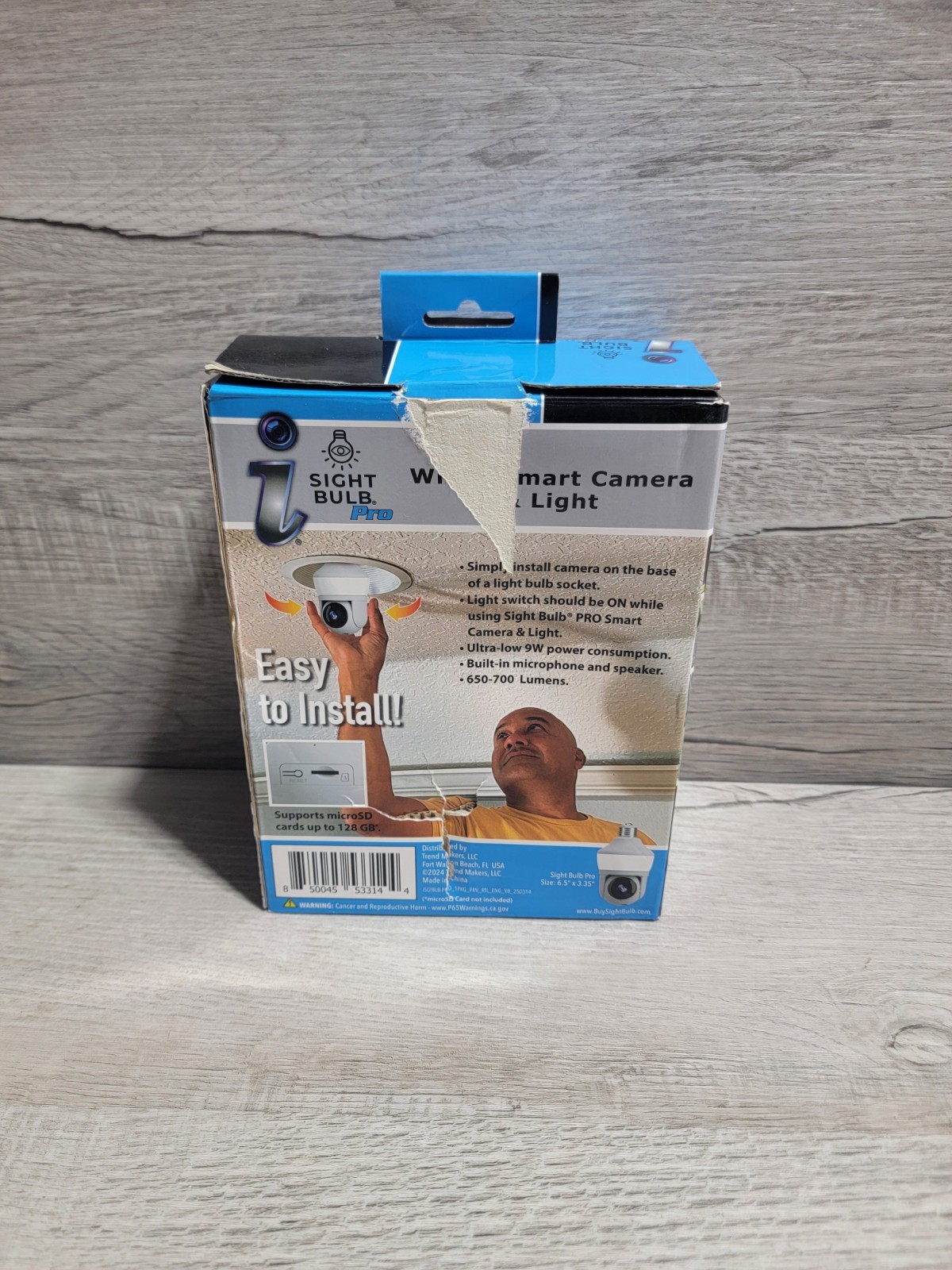Sight Bulb Pro Wi-Fi Bulb Camera 360° View Motion Detection Night Vision 3MP