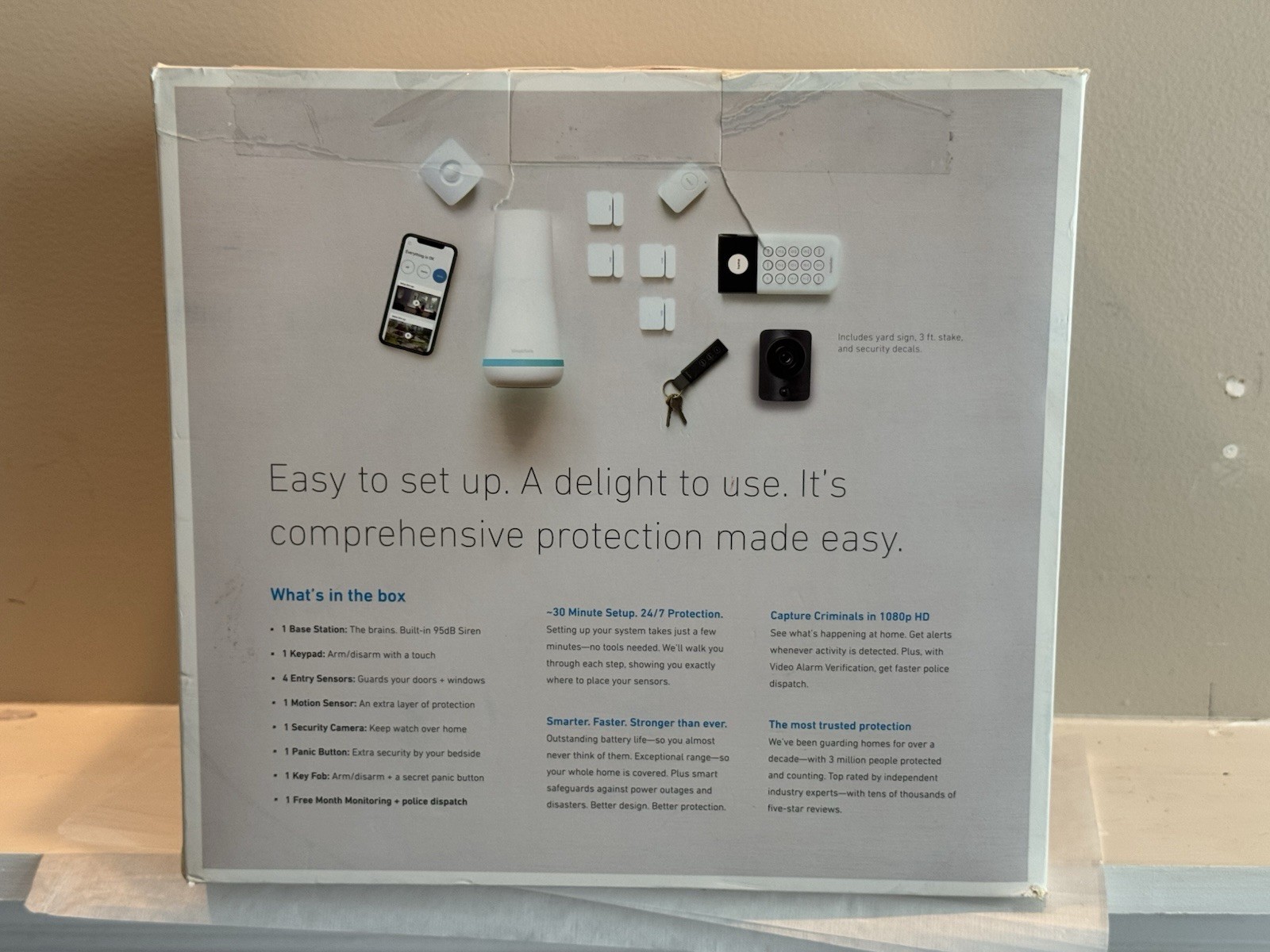 SimpliSafe Home 10-Pc. Security System with 1080p HD Security Camera HSK 101