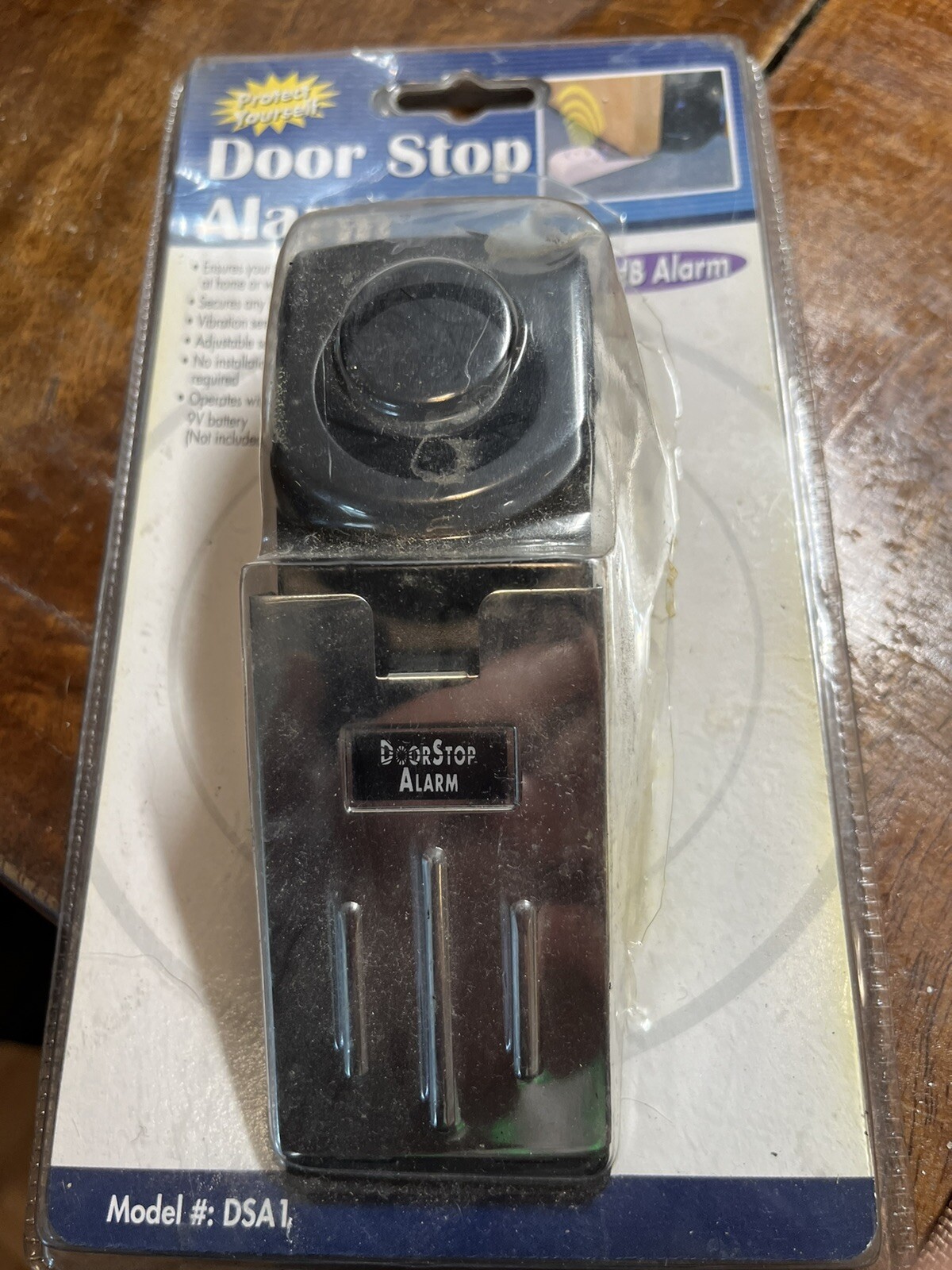 Door Stop Alarm – 120 DB – Model #DSA1 – No Install. Req. Uses 9V Battery (N/I)
