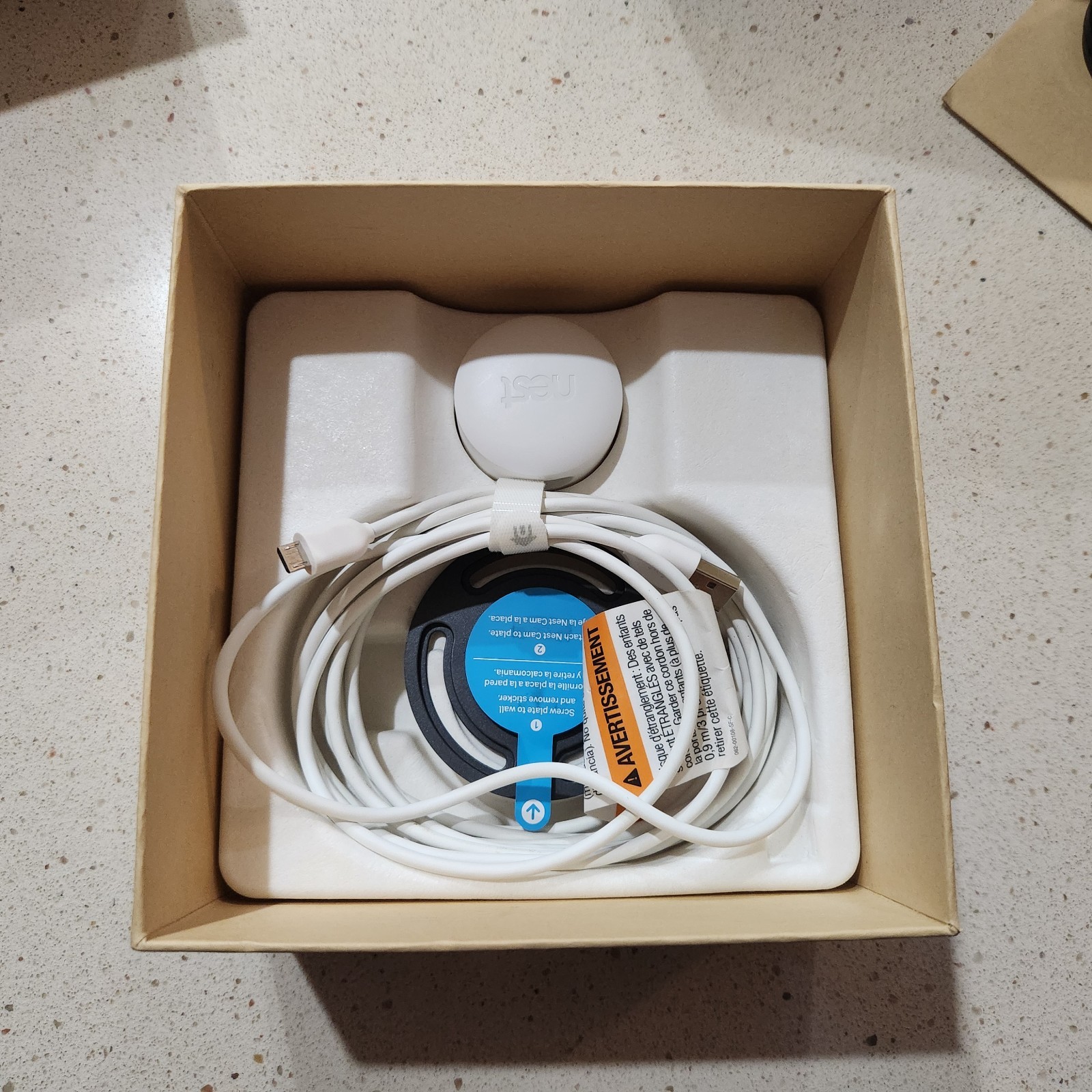 Google Nest NC1102ES Cam Indoor Security Camera 1st Gen – Black