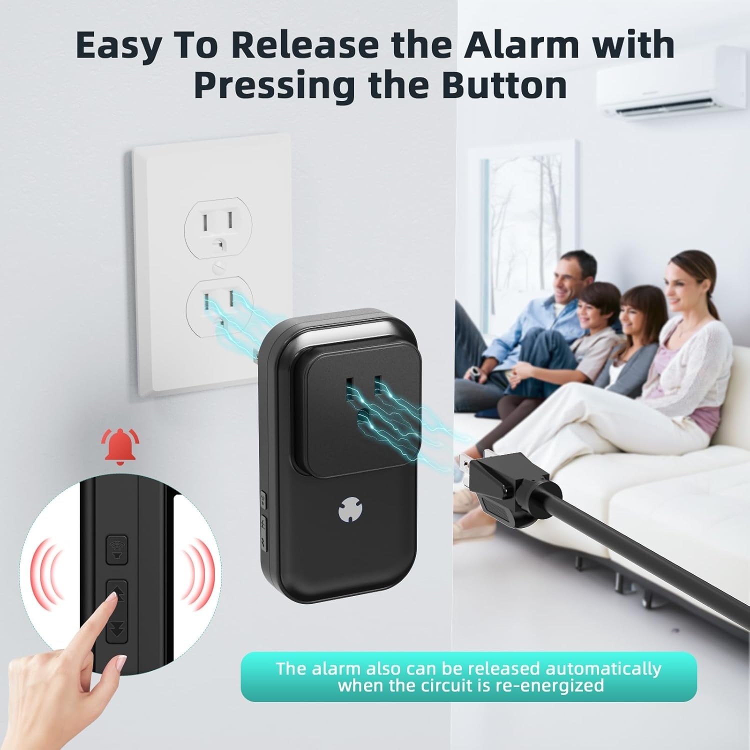 Refrigerator Power Loss Detector – 7 Sirens LED Monitor