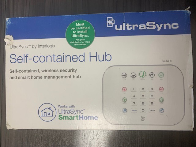 ULTRASYNC by by INTERLOGIX Self-Contained wireless security Hub ZW-6400
