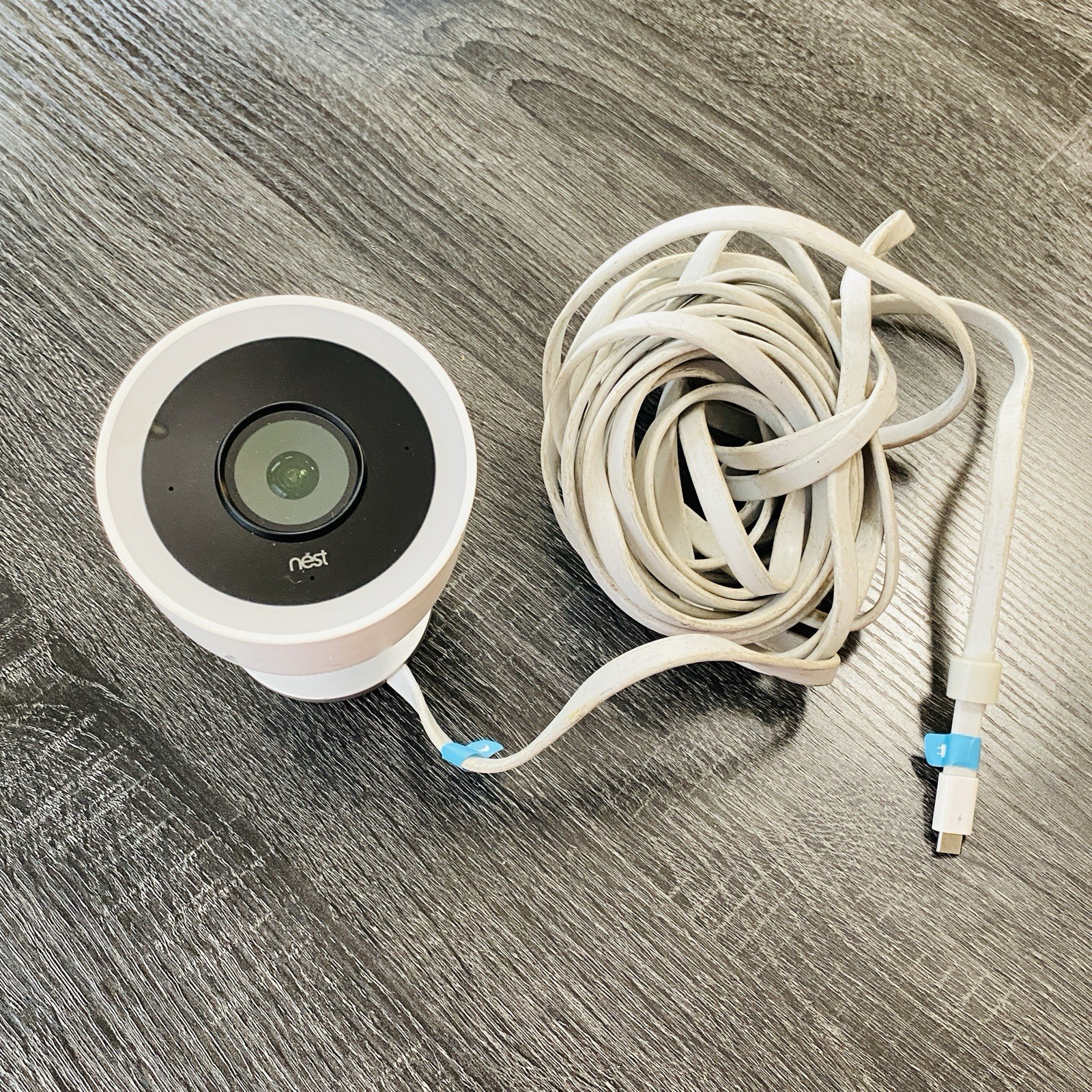 Google Nest Cam Outdoor White Classic Smart HD Security Camera With Cable