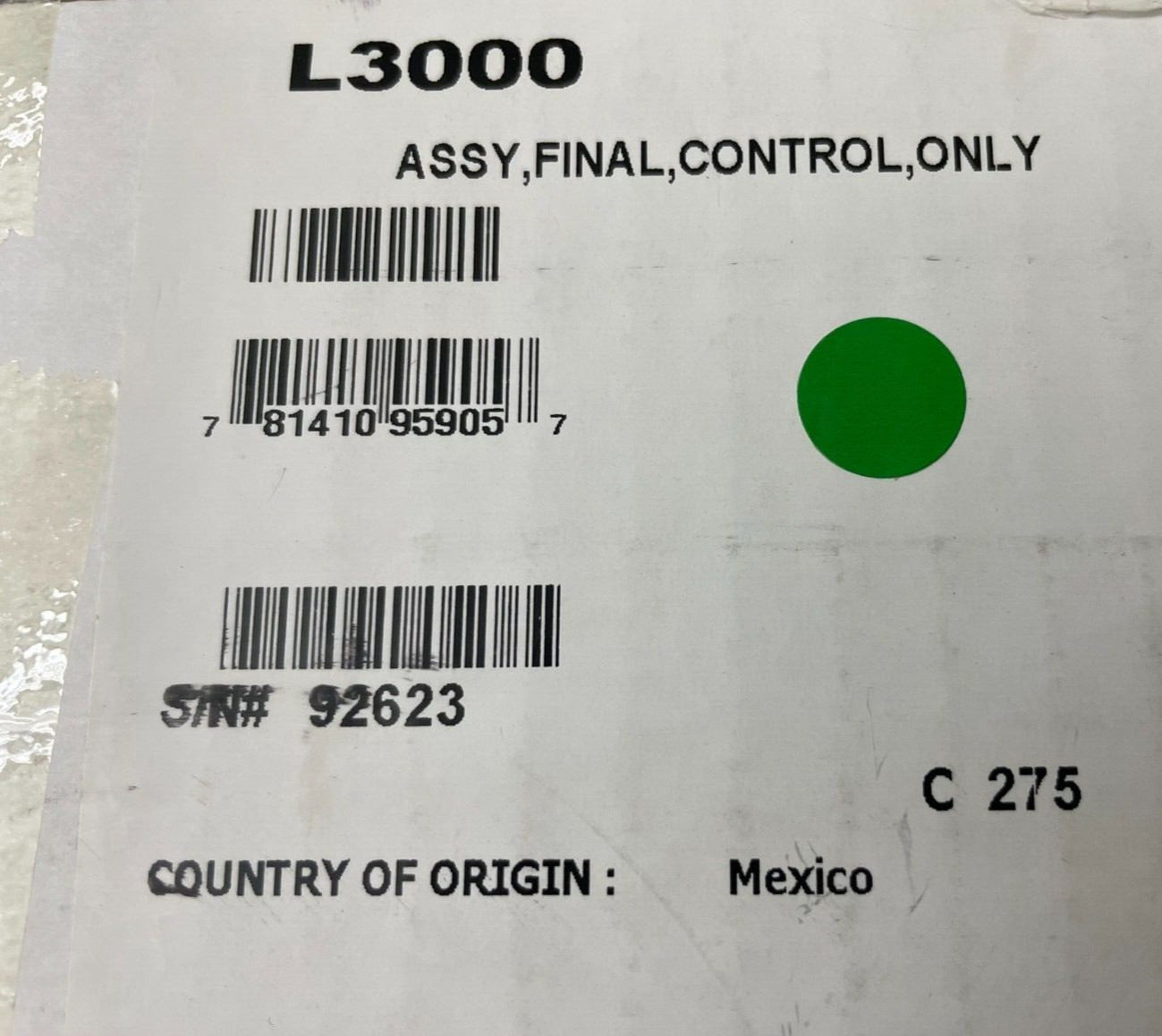 Honeywell L3000 LYNX Plus L3000 Burglar Alarm Control Panel