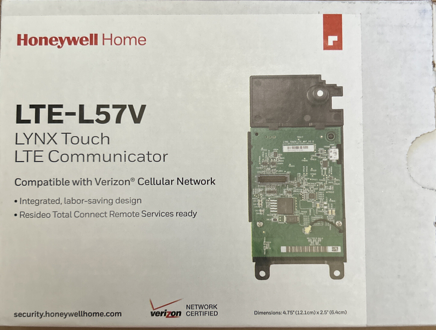 Honeywell LTE-L57V Lynx Touch LTE Communicator L5210/L7000- Verizon