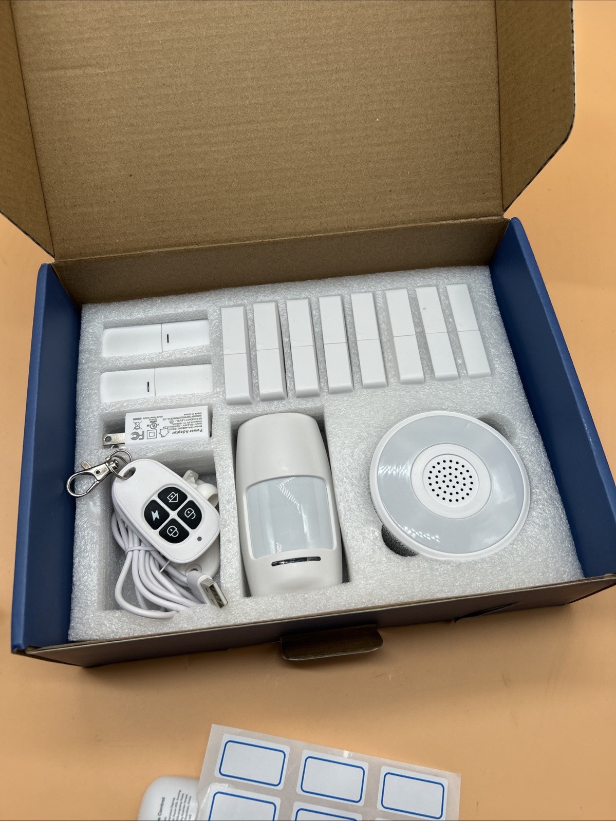 NEW! Tolviviov DP-W2 Wireless Alarm System 15-Piece Set Home Security Kit NIB