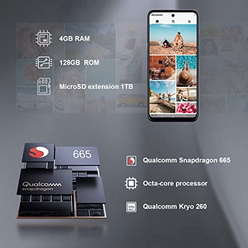 20S Unlocked Android Smartphone with 6.67” Dotch FHD+ Display, 64MP Quad Rear