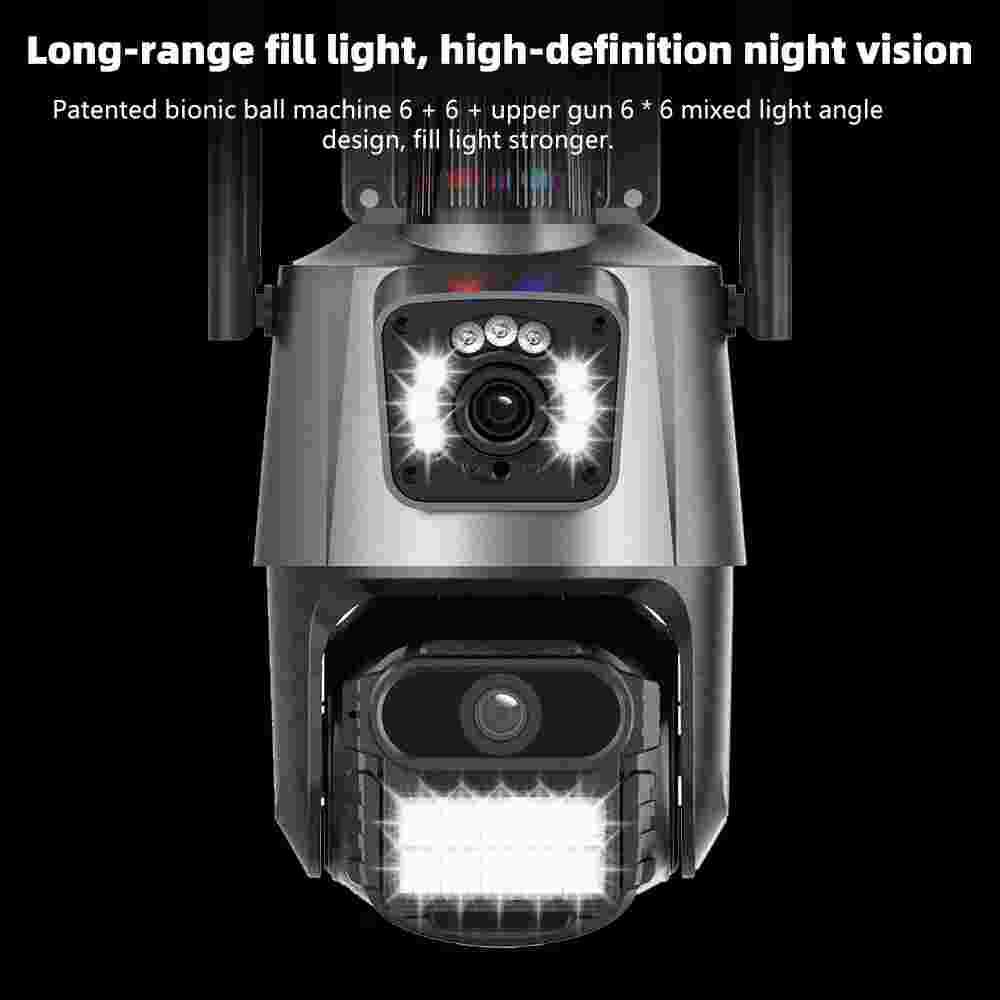 Sistema Juego De 4 Camaras 1080P HD Seguridad Para Casa Con Sensor De Movimiento