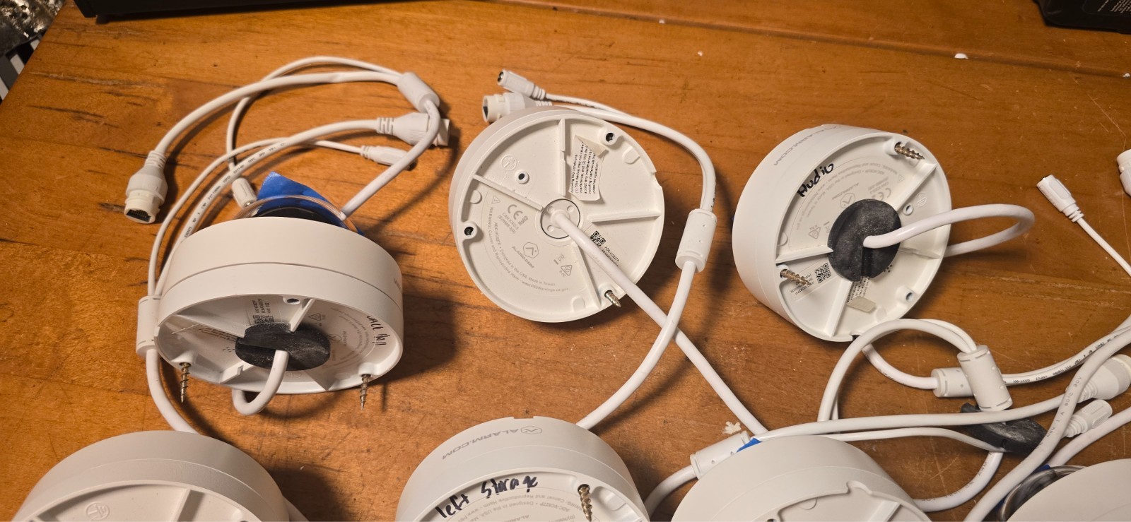Alarm.com ADC-VC827P Indoor Dome IP Security Cameras Lot of 11
