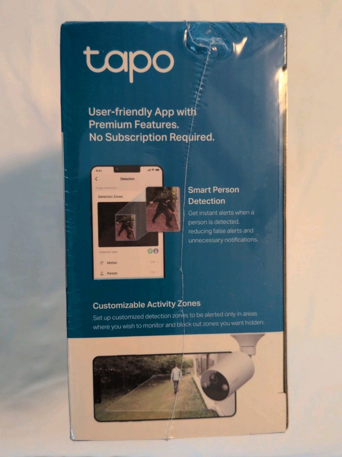 TP-Link Wirefree Battery Powered Indoor Outdoor Security Camera TC82 White
