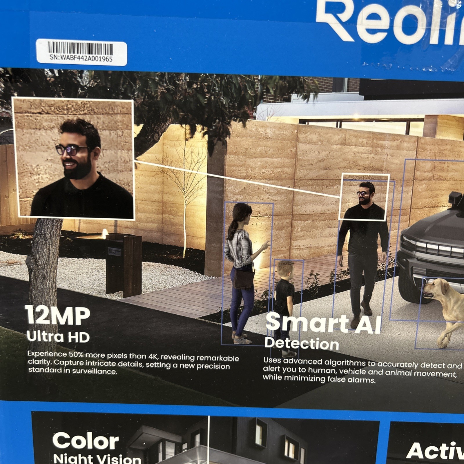 New Reolink Pro Series 4K+ 16-Channel 4TB 8 12MP CamWired Security Camera System