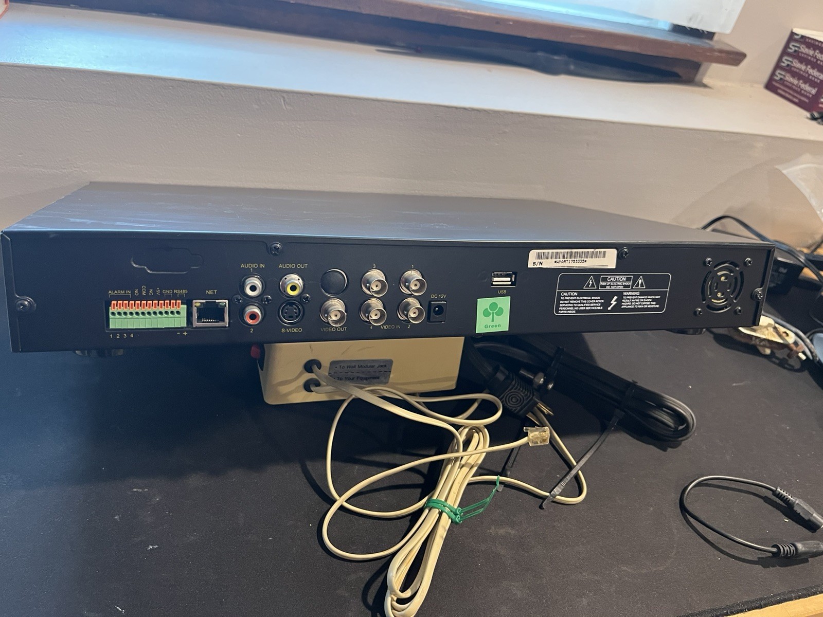 Digital QSDF8204 Video Security Recording System with Camera & Accessories