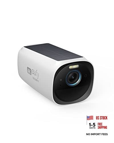eufyCam3 4K Add-on Camera,Forever Power with Solar Panel,Face Add-On Camera