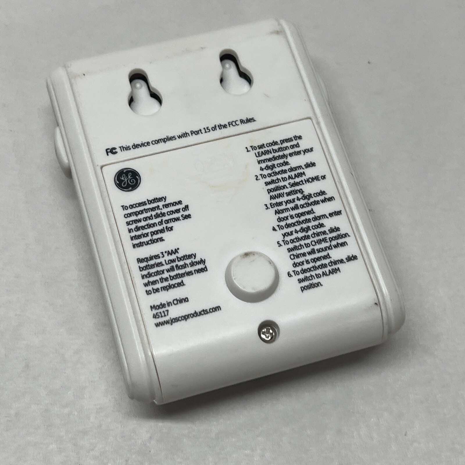 GE Deluxe Wireless Door Alarm or Chime Model 45117 – Keypad Replacement OEM