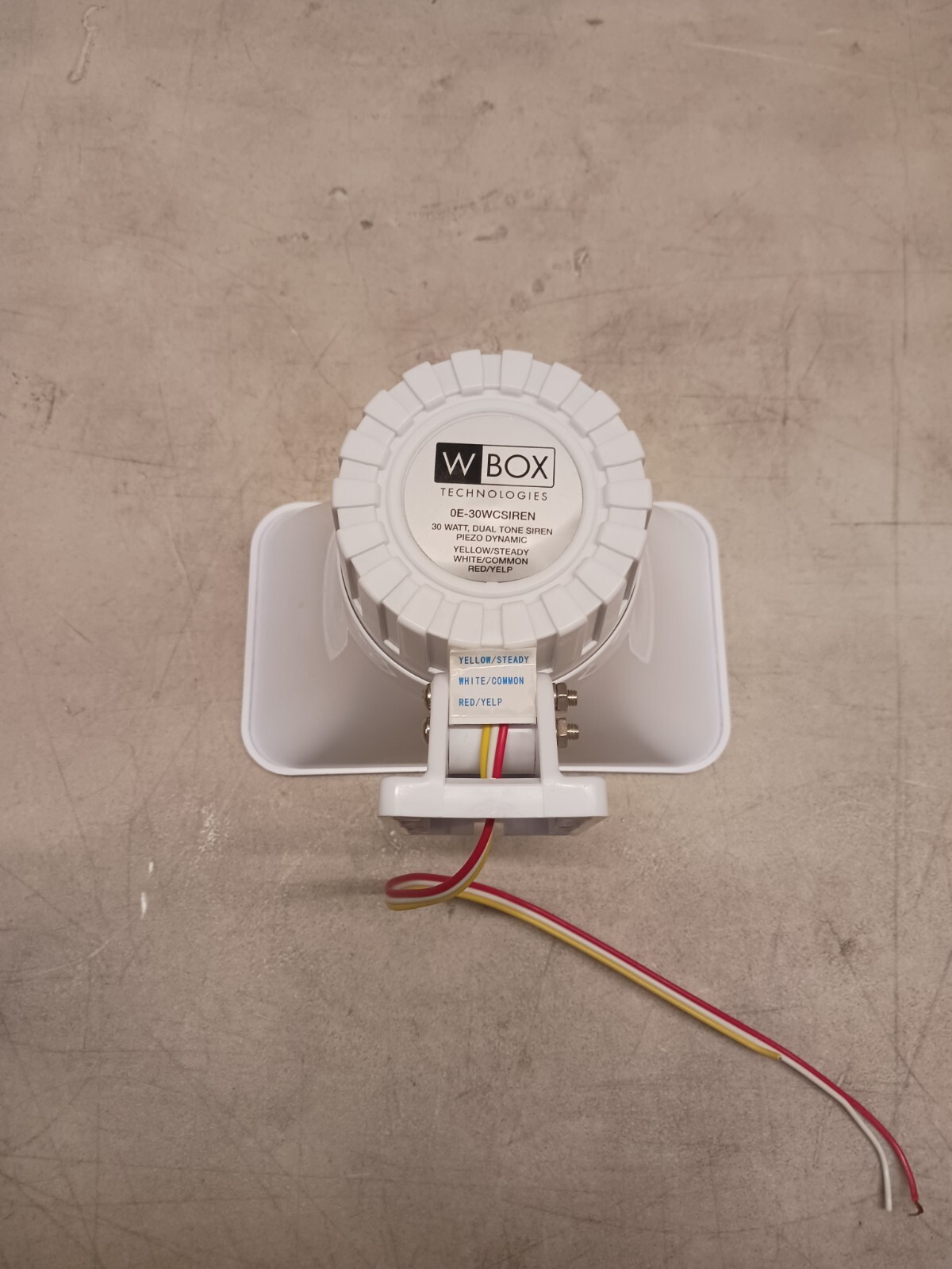 W Box Technologies External Siren 30 Watt Dual Tone