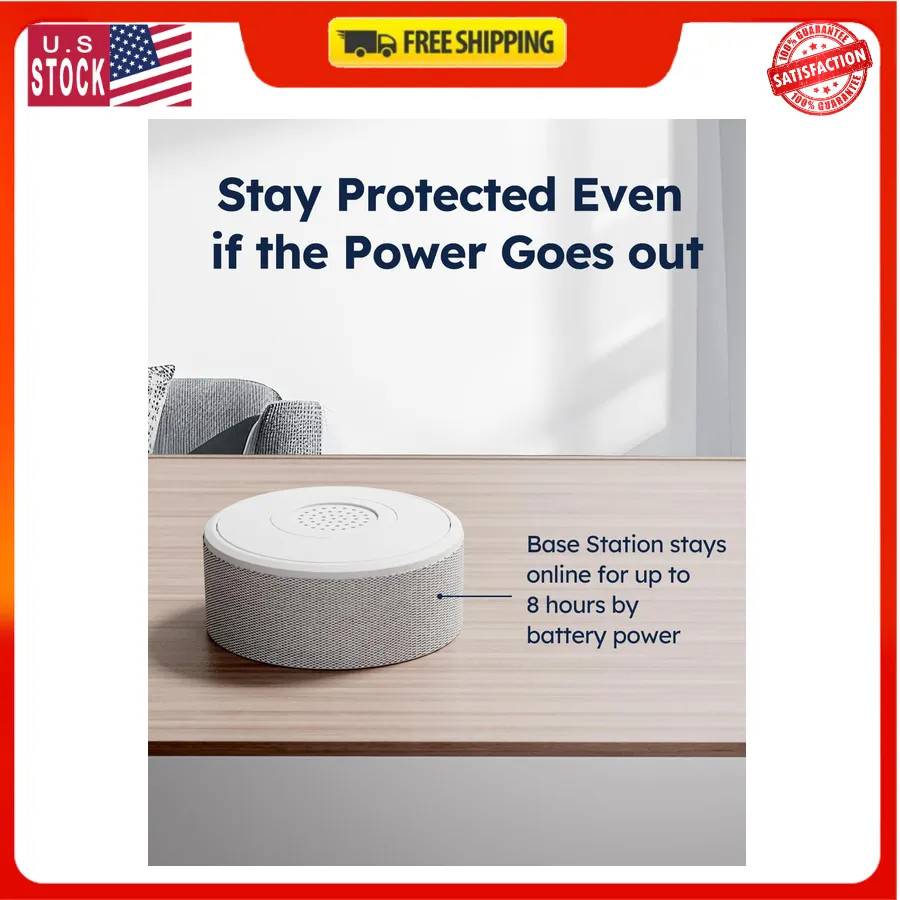 WiFi Wireless Home Security Alarm System 8 Piece Kit App Control Alexa Compat…