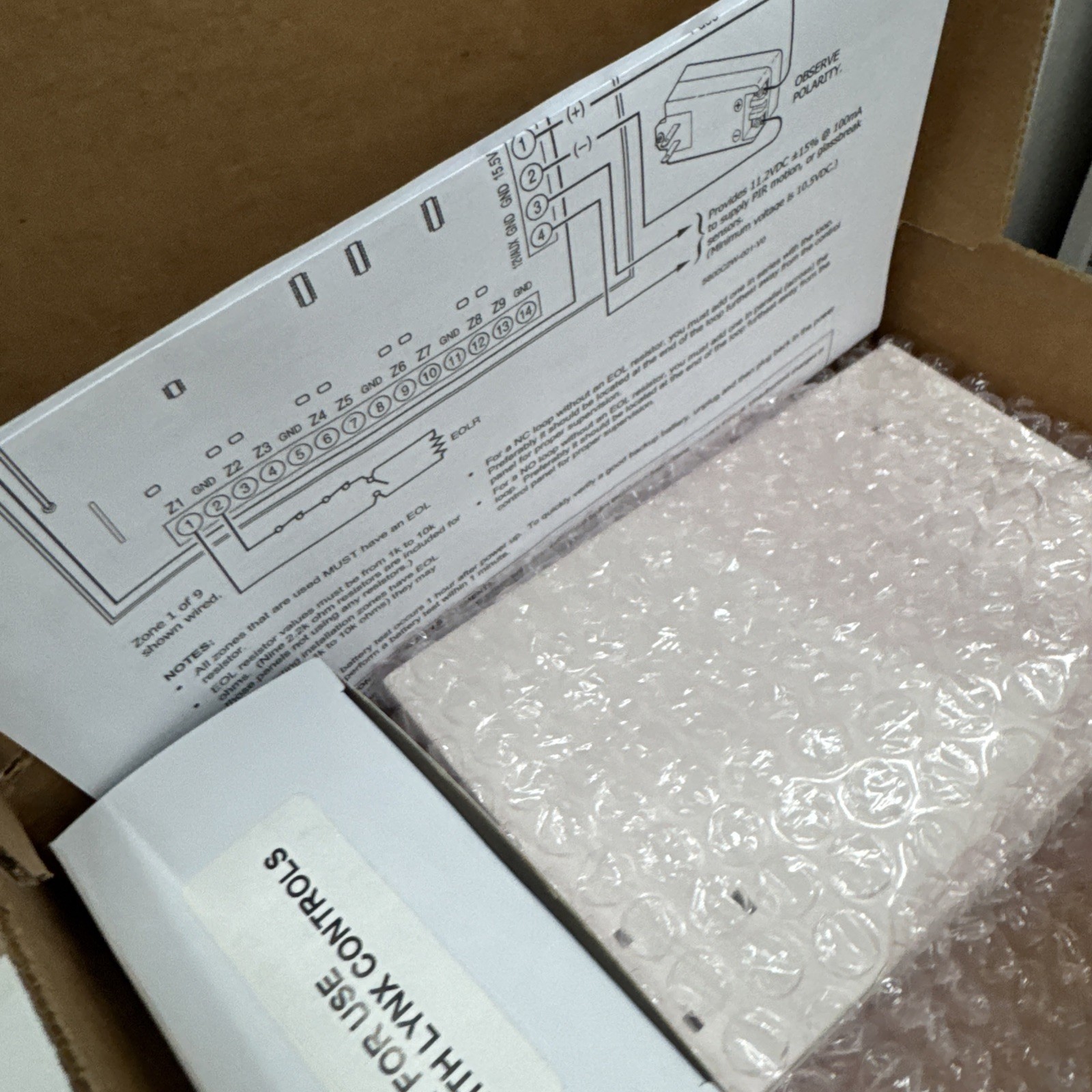 Honeywell 5800C2W Hardwired to 5800 Wireless Converter New Open Box