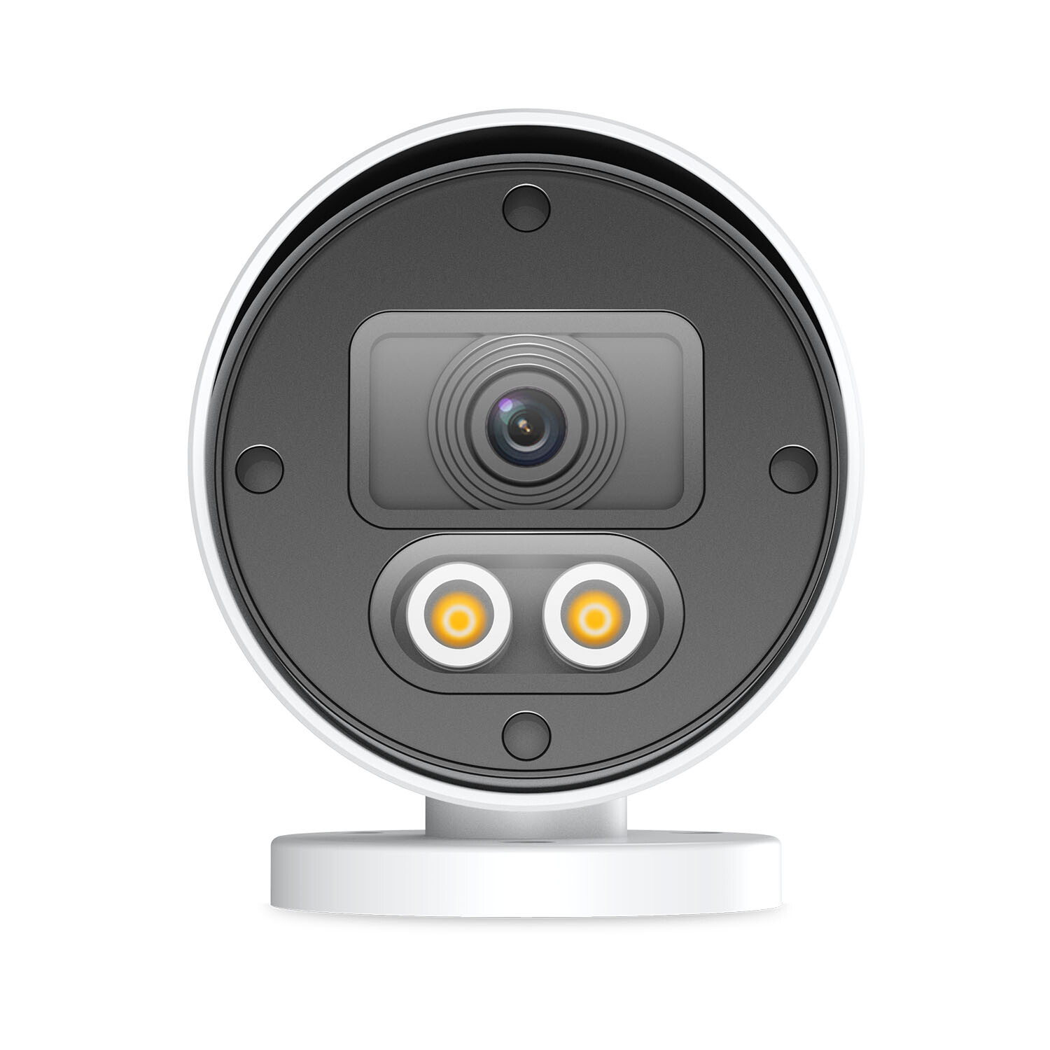 SANNCE 1/2/4PCS HD 1080P Full Color Night Vision Security Camera Warm LED Light
