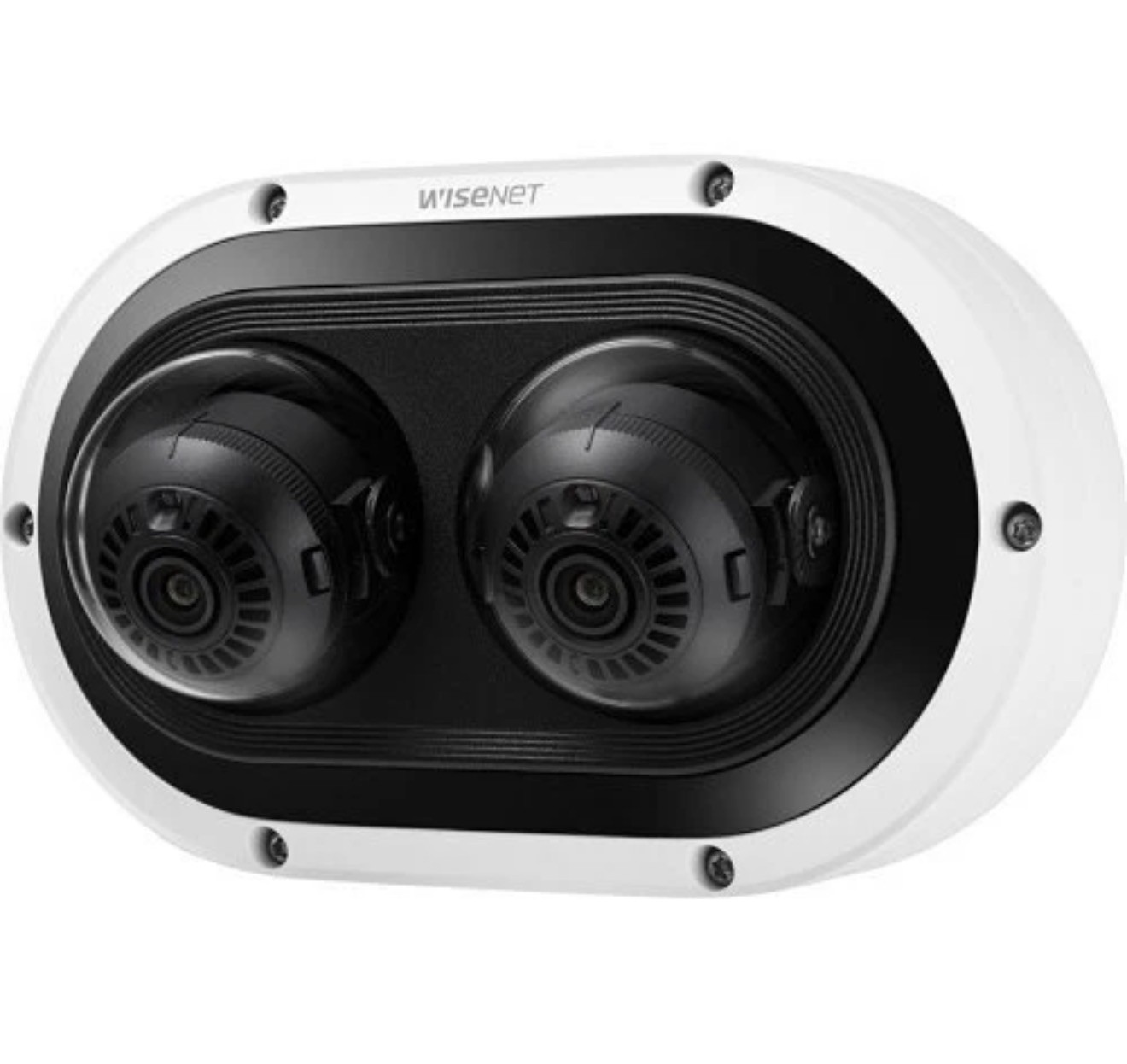 Hanwha Techwin PNM-C7083RVD 2CH POE+ AI IP Security Dome Camera 3~6mmLens white