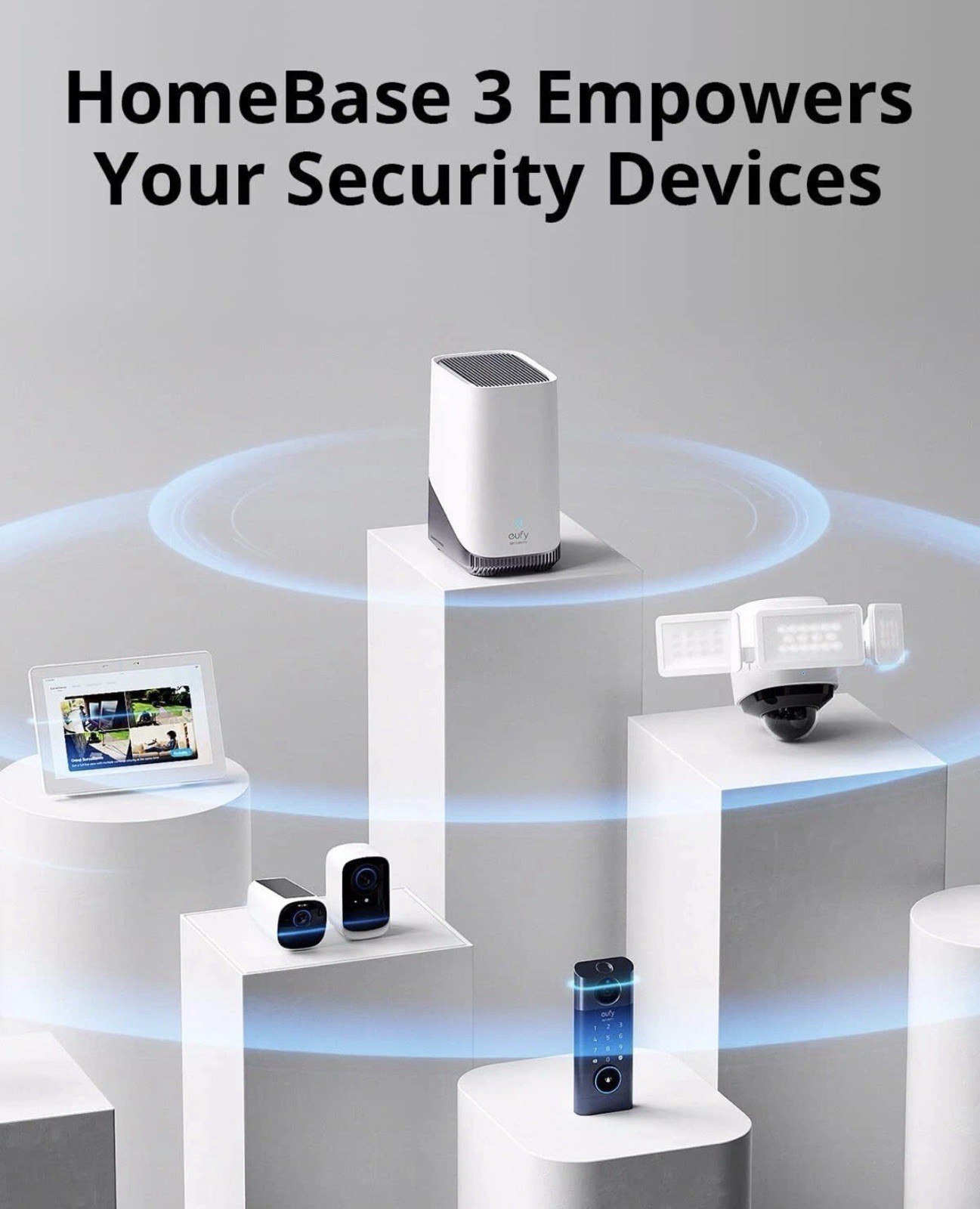 eufy S380 HomeBase 3 Edge Security Center Local Expandable Storage up to 16TB