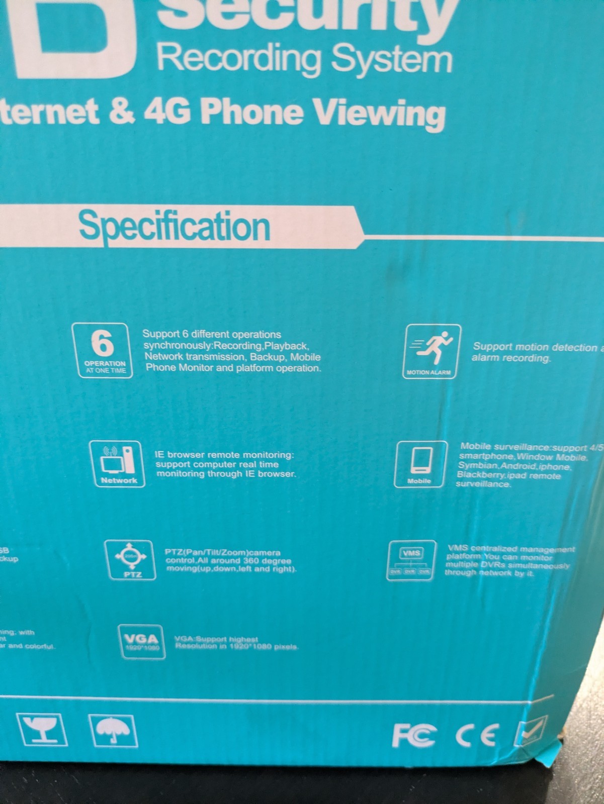Video Surveillance Security System 4K Ultra HD