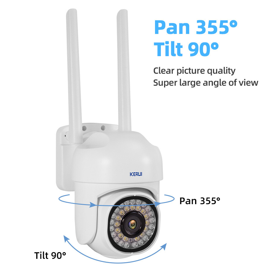 Wireless Wi-Fi IP Security Camera System Outdoor Home Night Vision 5MP HD Camera