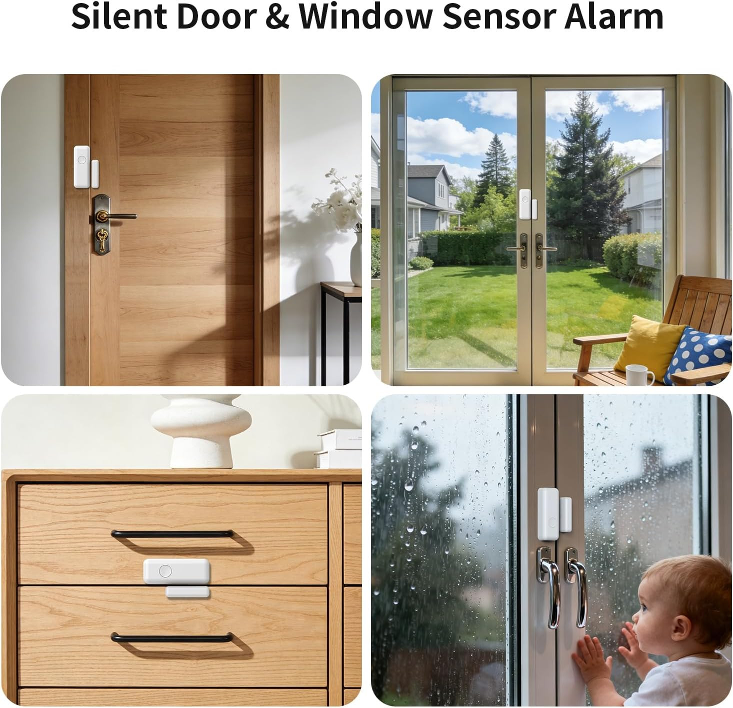 Smart Home Alarm System,Smart Life & Tuya App Controlwifi/4G 120Db Alarm System,