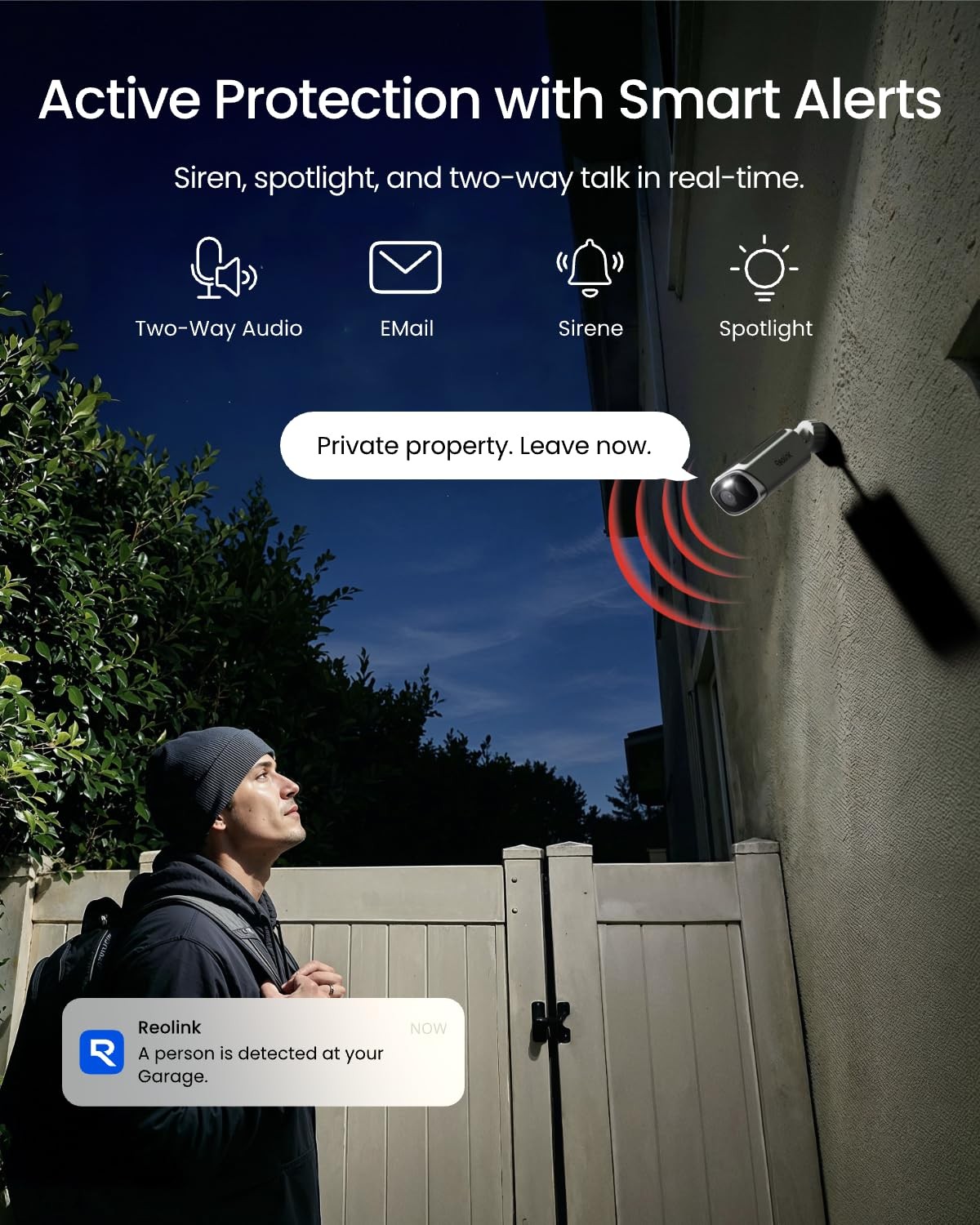 REOLINK Security Cameras Wireless Outdoor, 3K 5MP Dual-Band WiFi 6, White