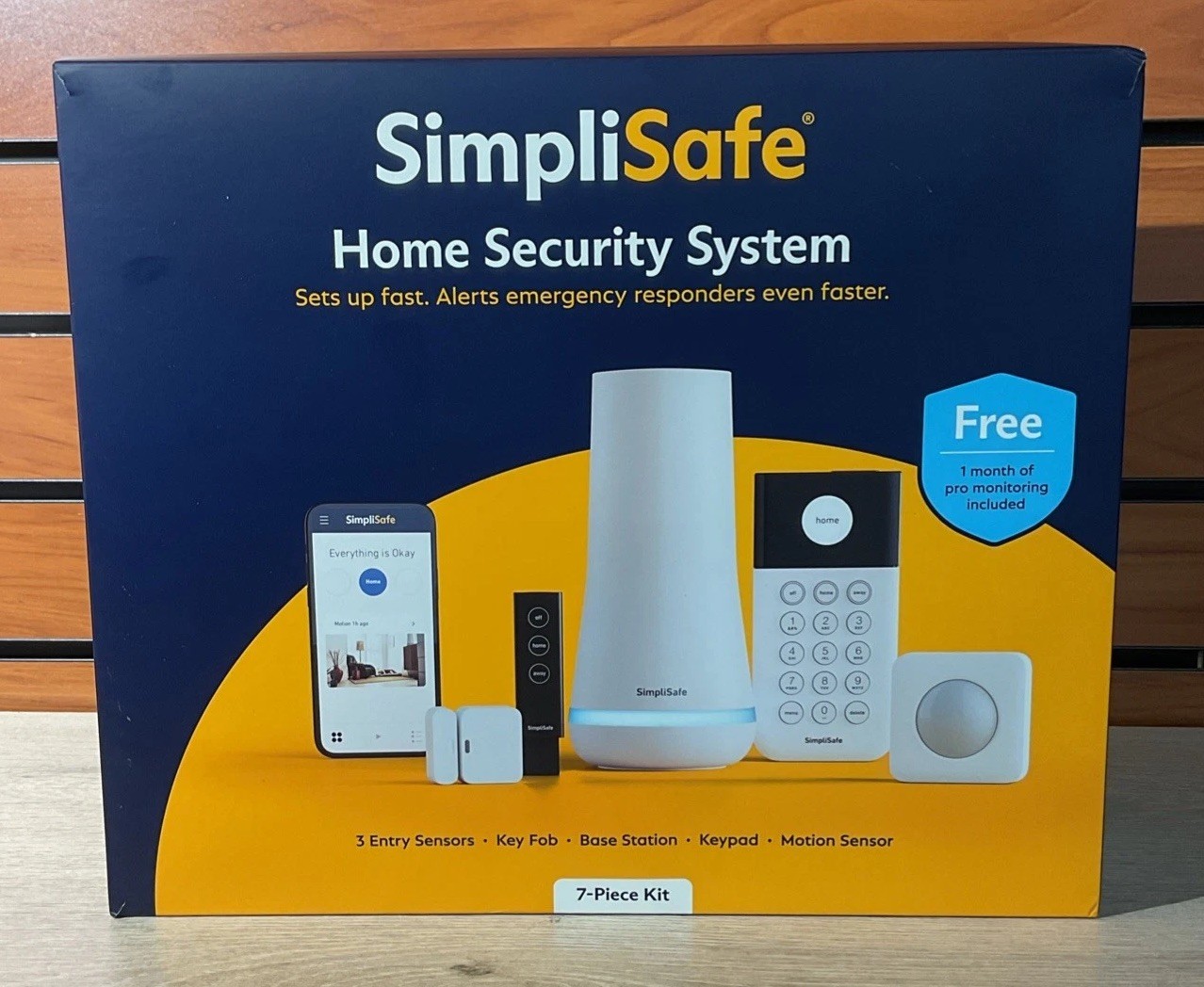 SimpliSafe 7 PIECE Indoor Security System Motion Sensor – White