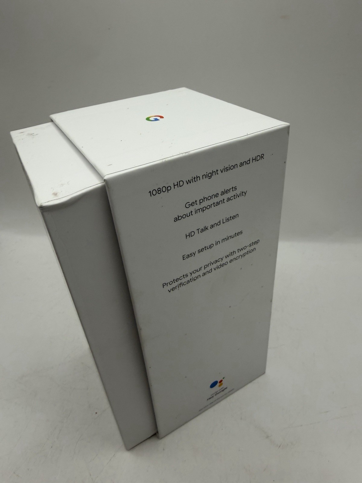 Google Nest Security Cam Indoor 1080p Wired 2nd Gen. GJQ9T White Snow In Box